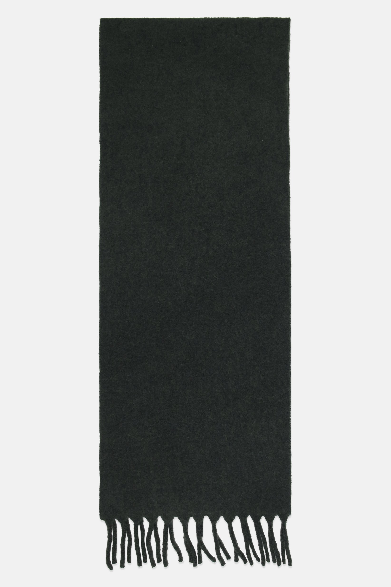 Men Heather Scarves, Dark Green