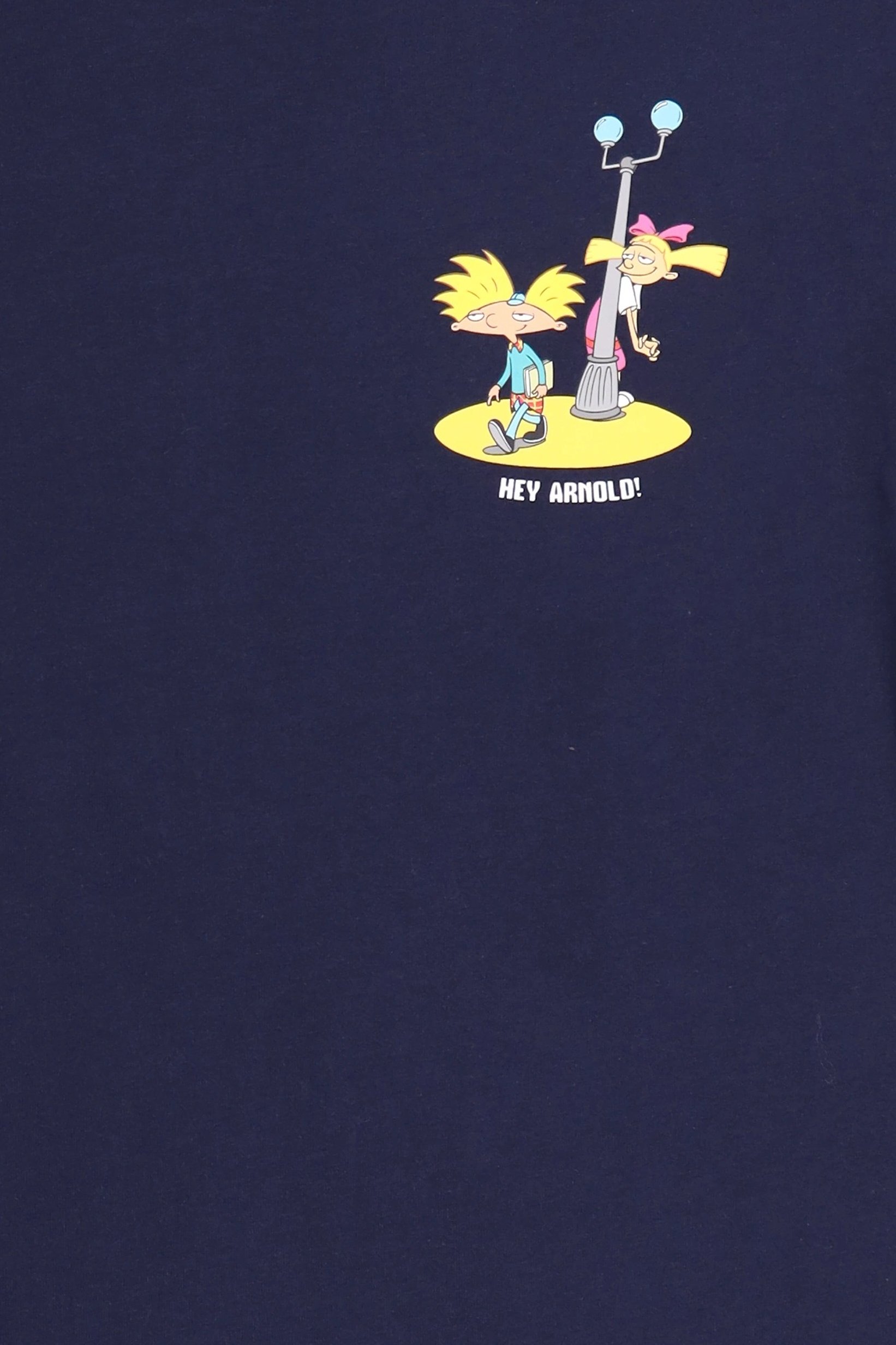 Men Crew Neck Short Sleeve Graphic Print T-Shirt, Navy