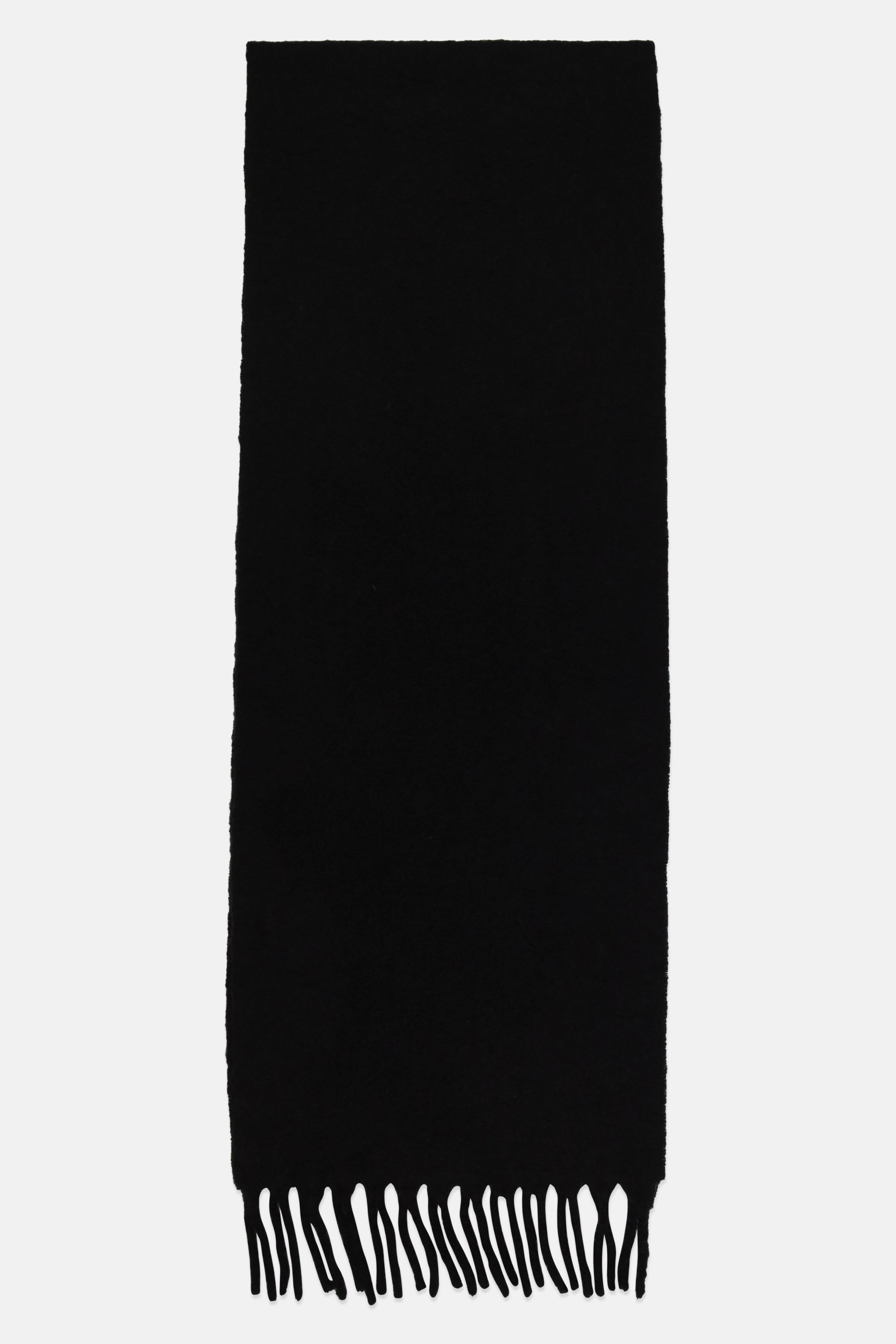 Men Heather Scarf, Black