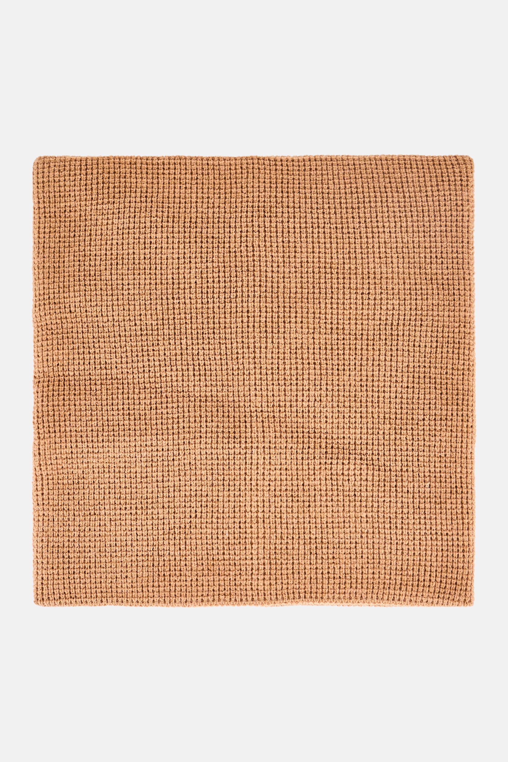 Men Knitted Neck Scarve, Tan