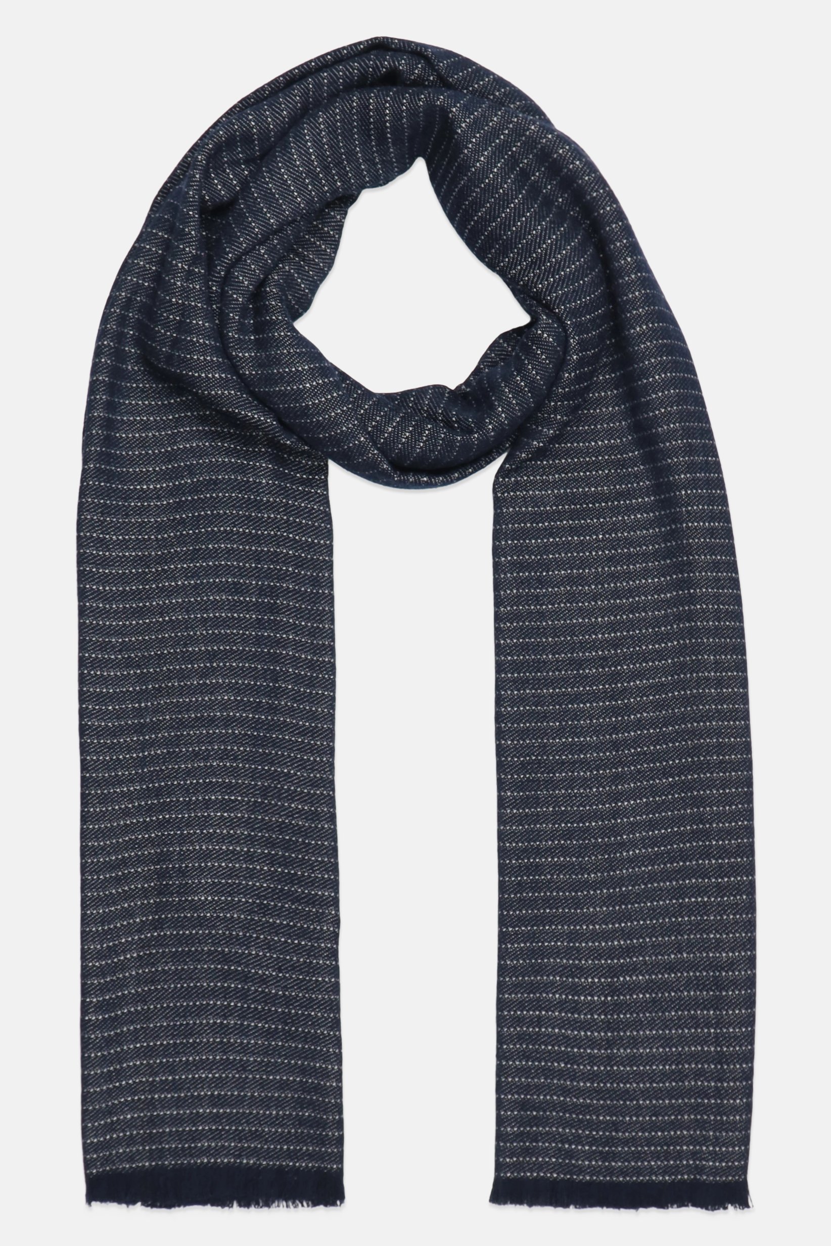 Men Stripe Scarf, Multicolor