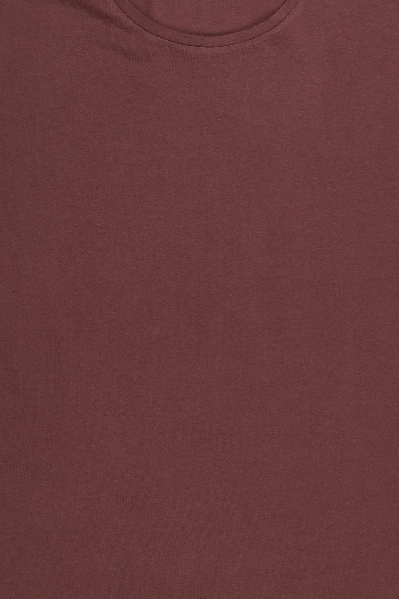 Men Crew Neck Short Sleeve Solid T-Shirt, Chocolate Brown