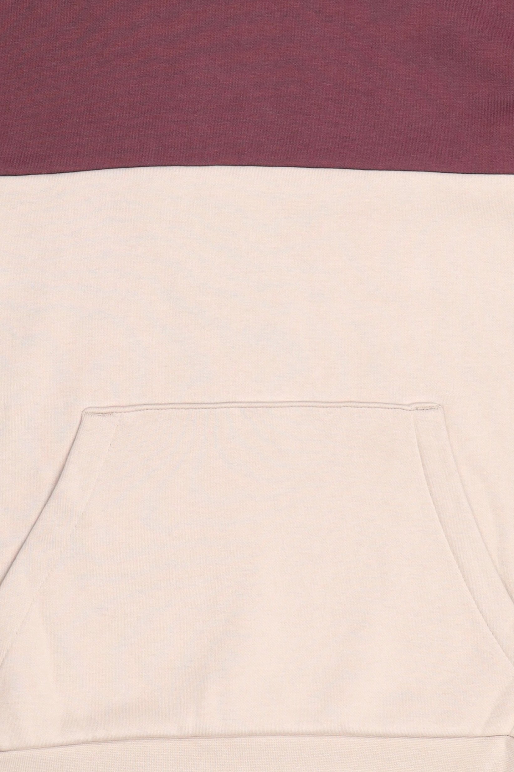 Men Two Tone Long Sleeve Hoodie, Multicolor