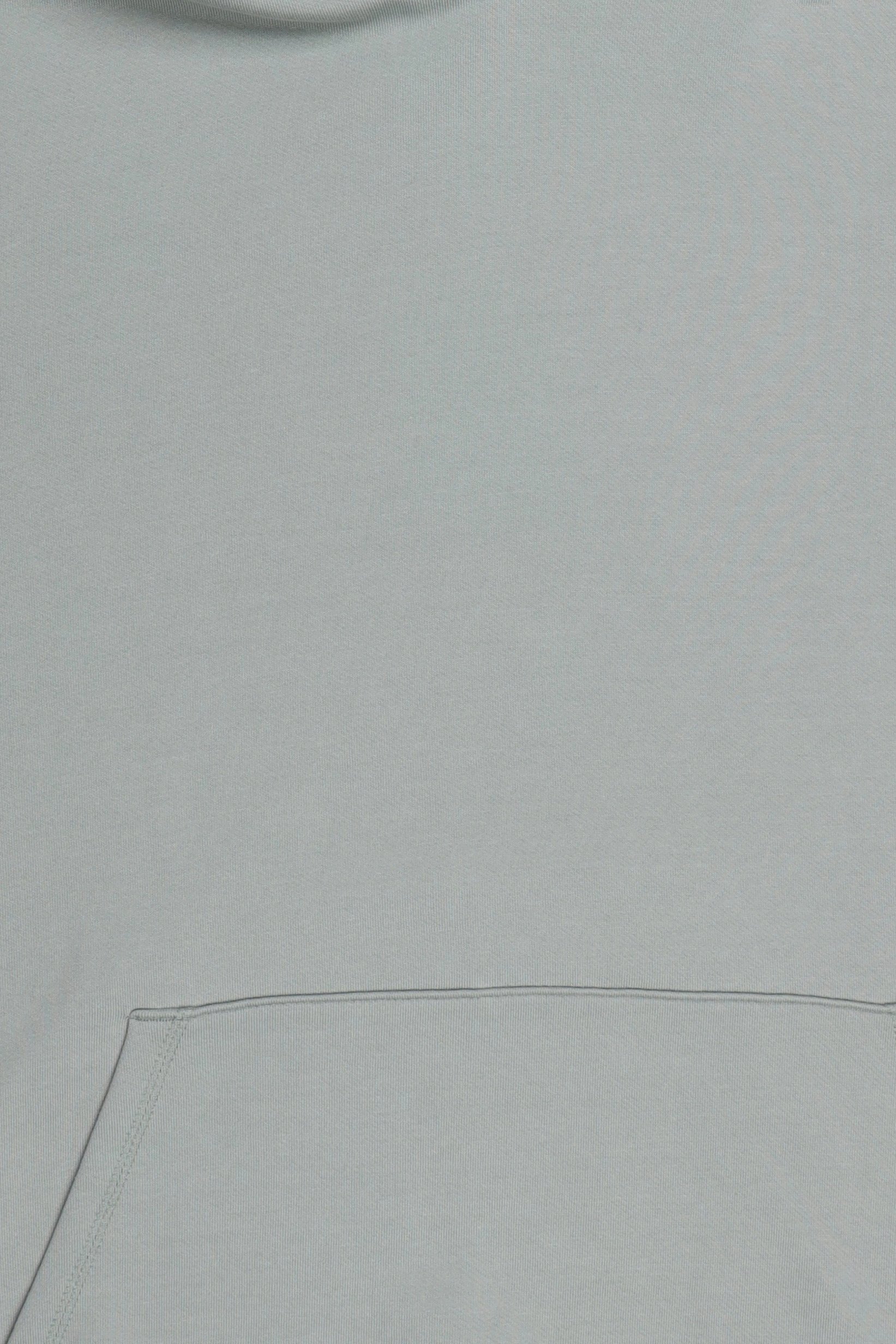 Men Plain Long Sleeve Hoodie, Sage Green