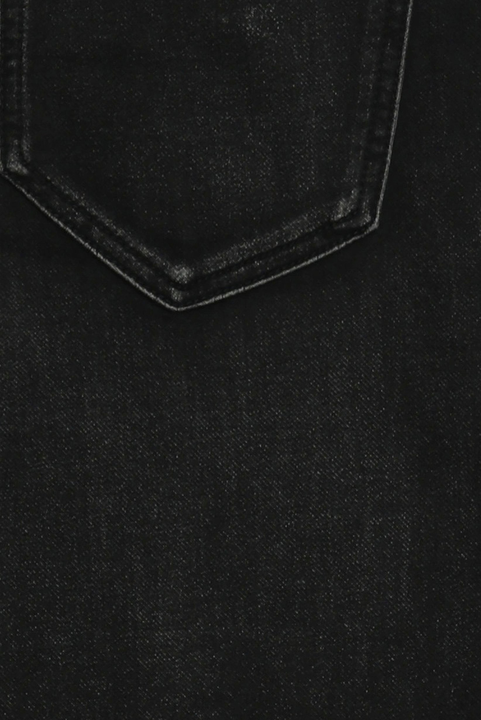 Men Straight Fit Washed Stretchable Jeans, Black