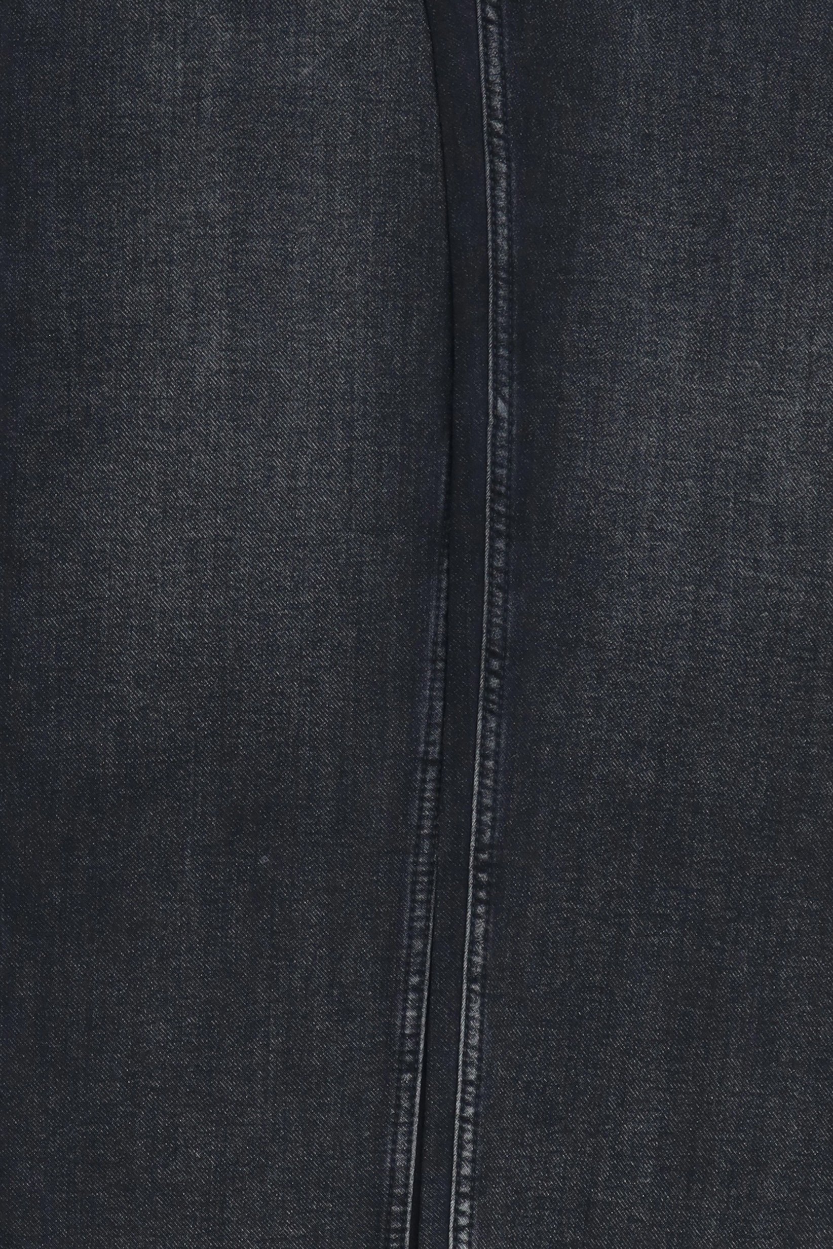 Men Straight Fit Solid Stretchable Jeans, Wash Black