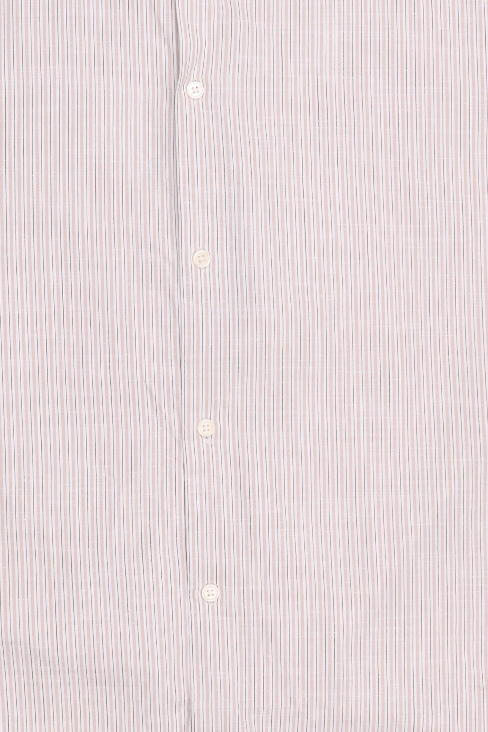 Men Loose Fit Stripe Long Sleeve Casual Shirt, Multicolor