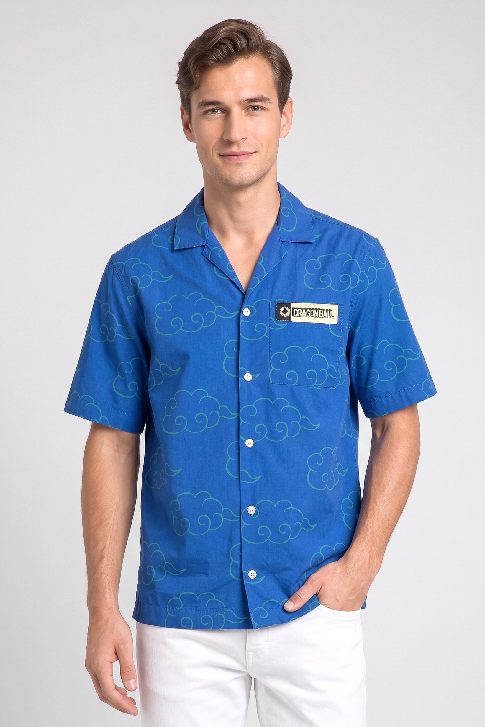 Men Regular Fit Allover Print Short Sleeve Casual Shirt, Multicolor