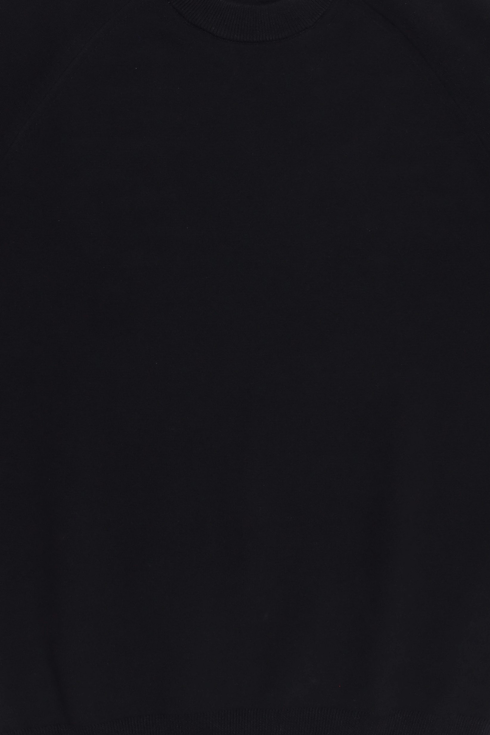 Men Crew Neck Knitted Sweater, Black