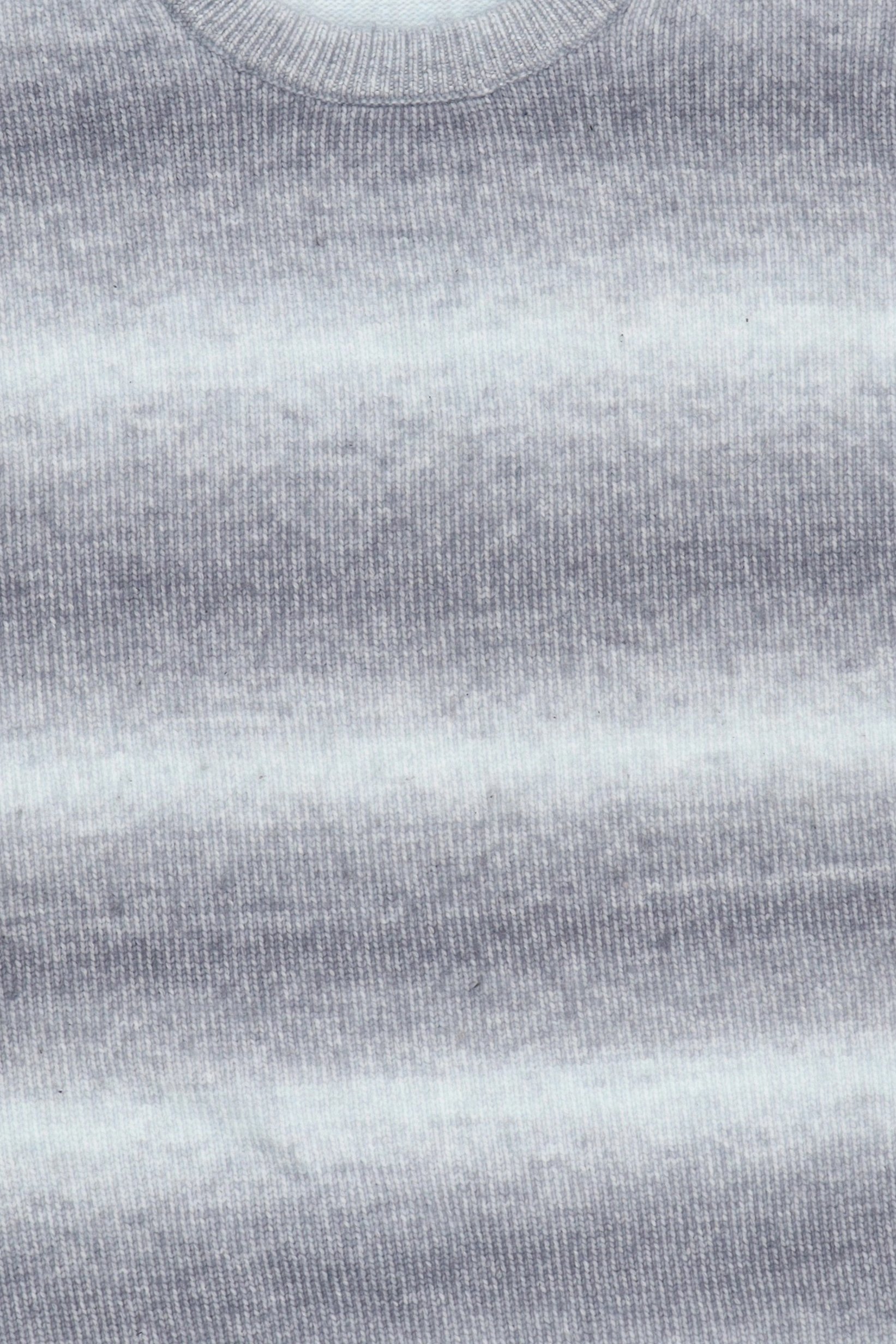 Men Crew Neck Stripe Sweater, Multicolor
