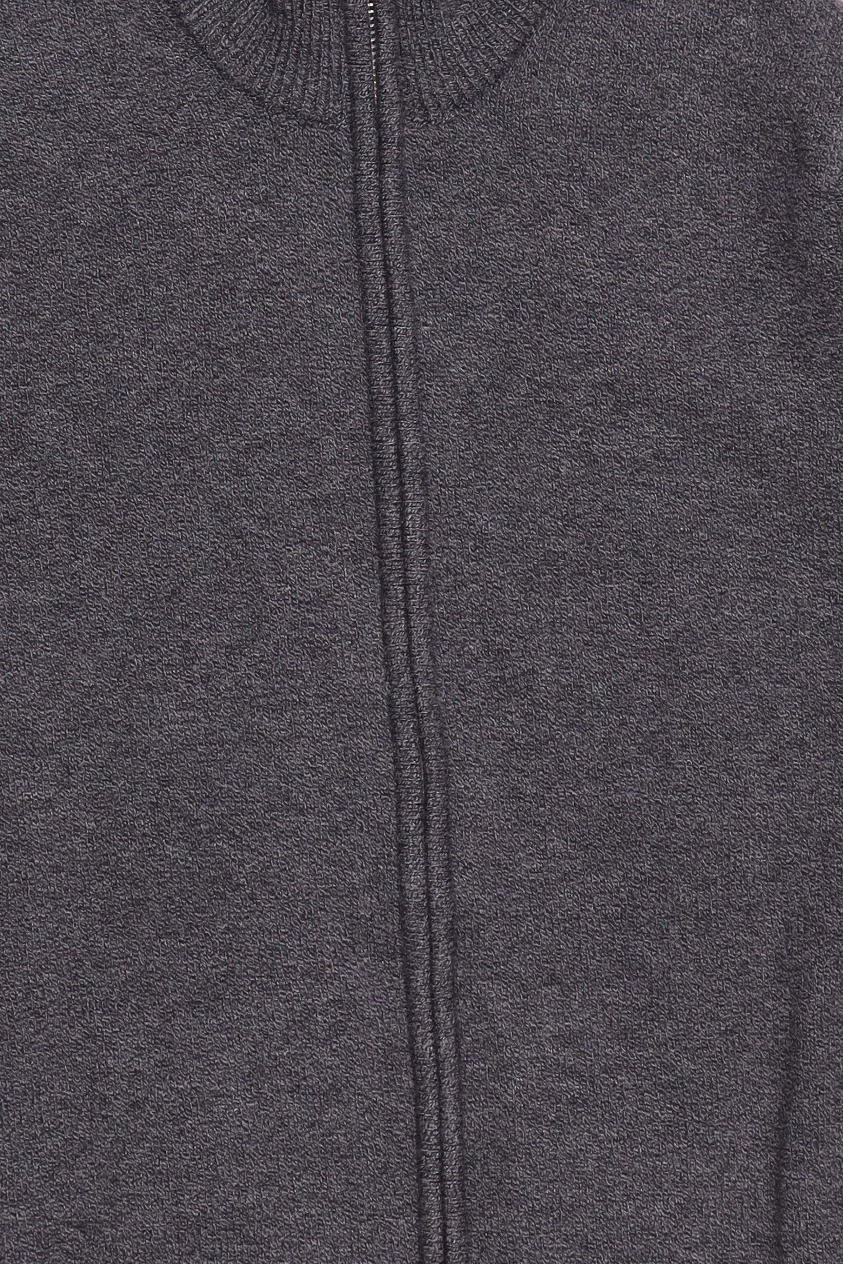 Men Mock Neck Sweater, Charcoal Grey