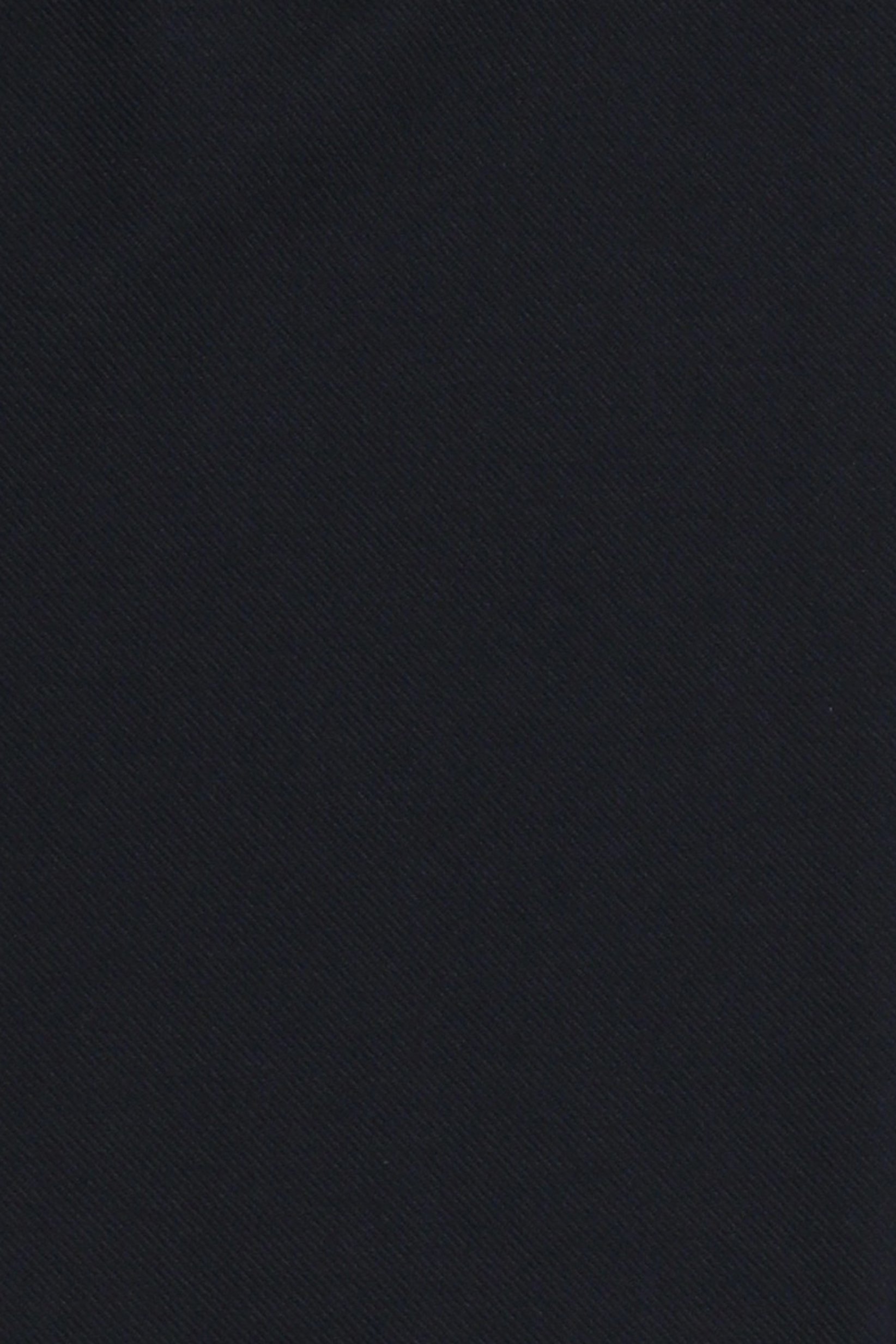 Men Slim Fit Solid Straight Leg Pants, Navy