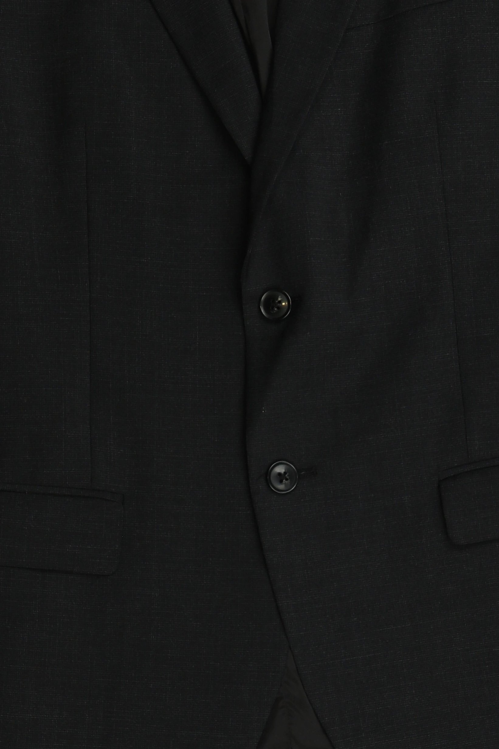 Men Regular Fit Heather Casual Blazer, Black