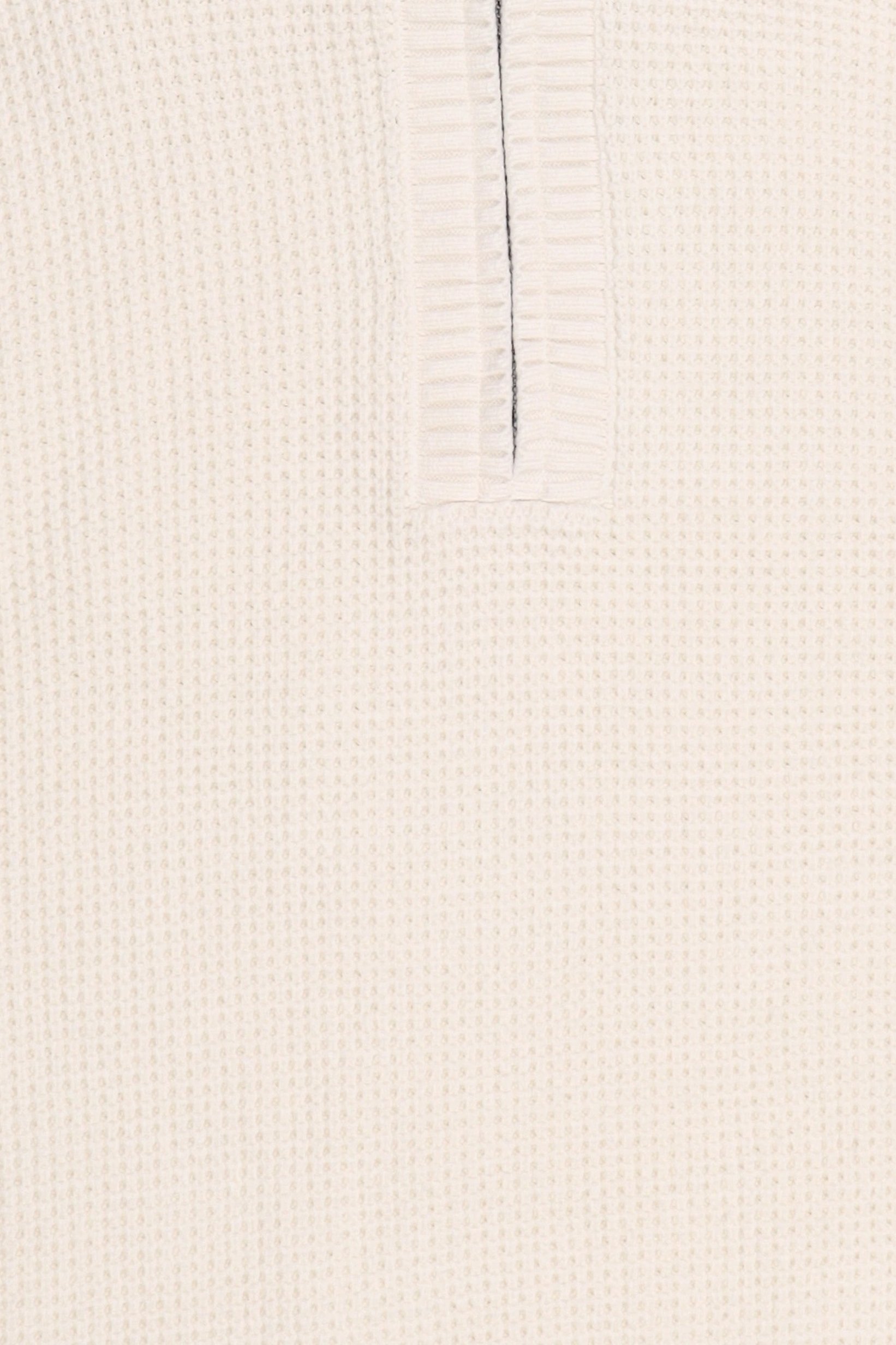 Men Turtle Neck Textured Sweater, Off White
