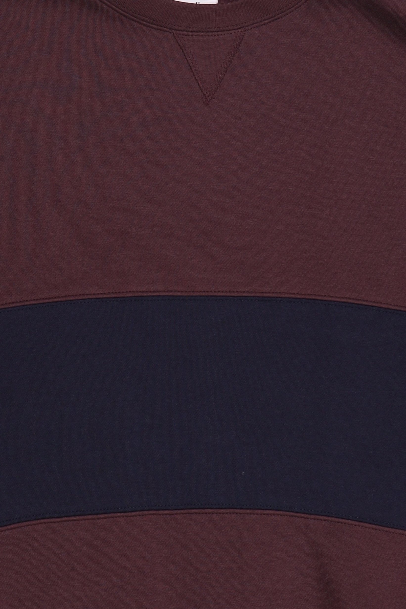 Men Crew Neck Two-Tone Long Sleeve Sweatshirt, Multicolor