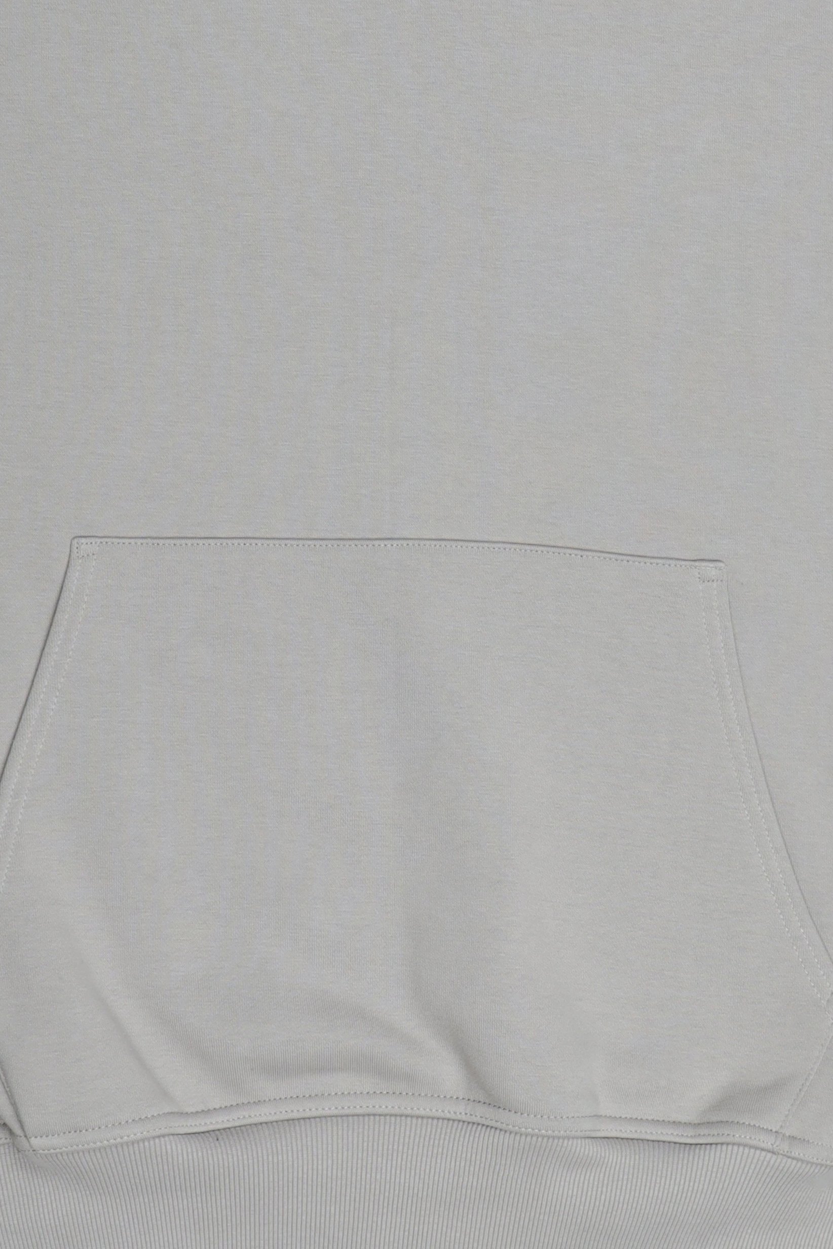 Men Solid Long Sleeve Hoodie, Grey