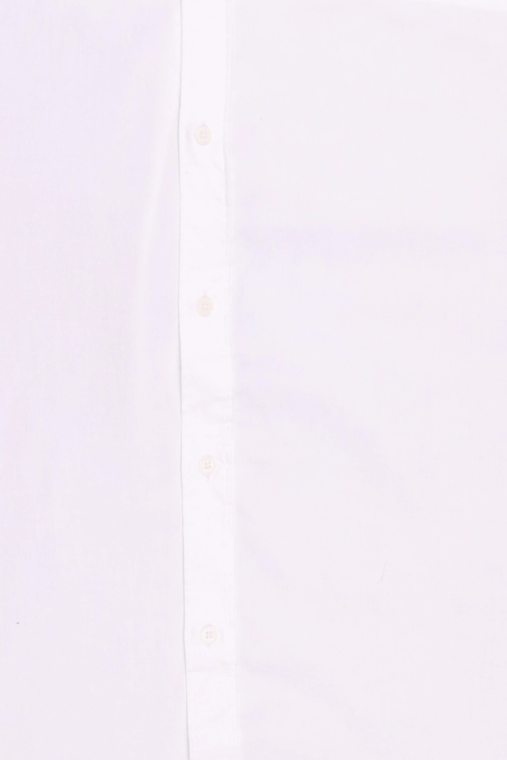 Men Oversized Fit Long Sleeve Solid Casual Shirt, White