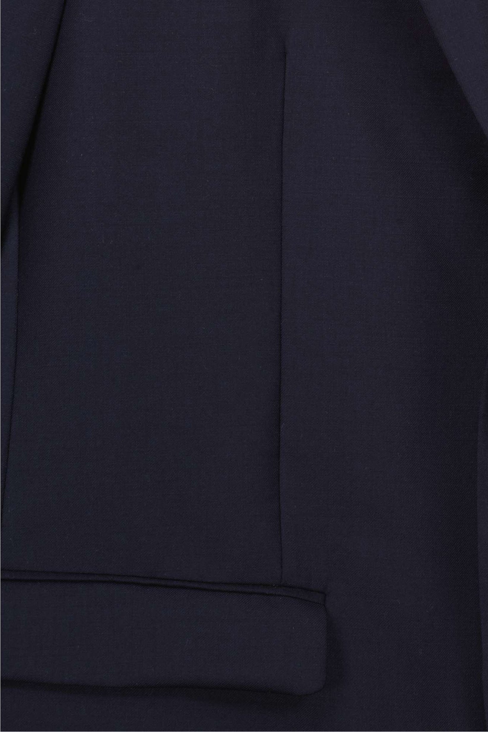 Men Slim Fit Solid Casual Blazer, Navy