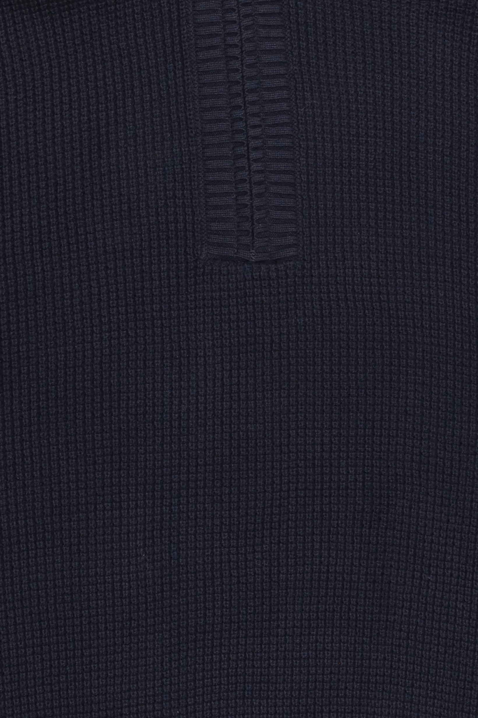 Men Turtle Neck Textured Sweater, Dark Navy