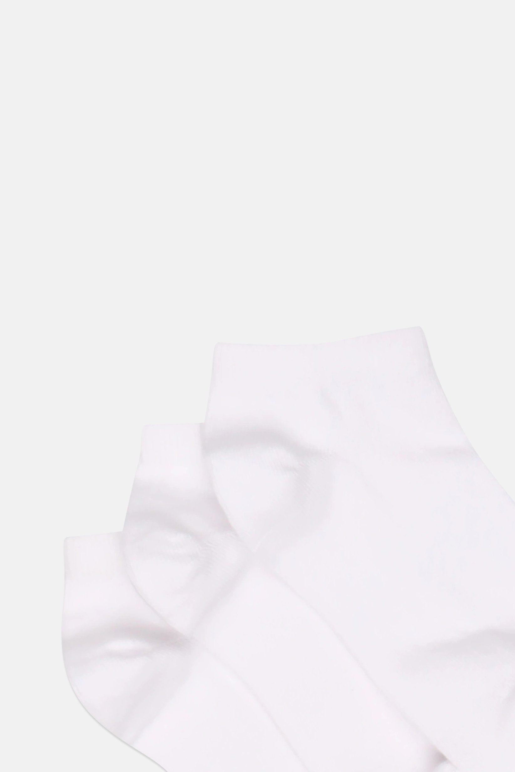 Women 3 Pcs Plain Ankle Socks, White