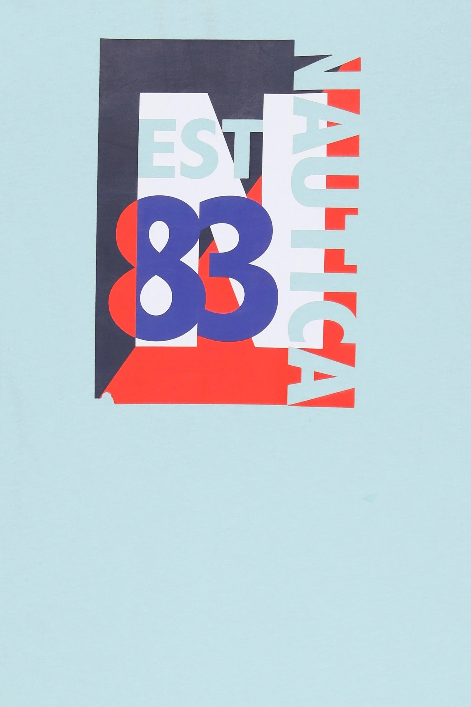 Men Crew Neck Short Sleeve Graphic Print T-Shirt, Pale Turquoise