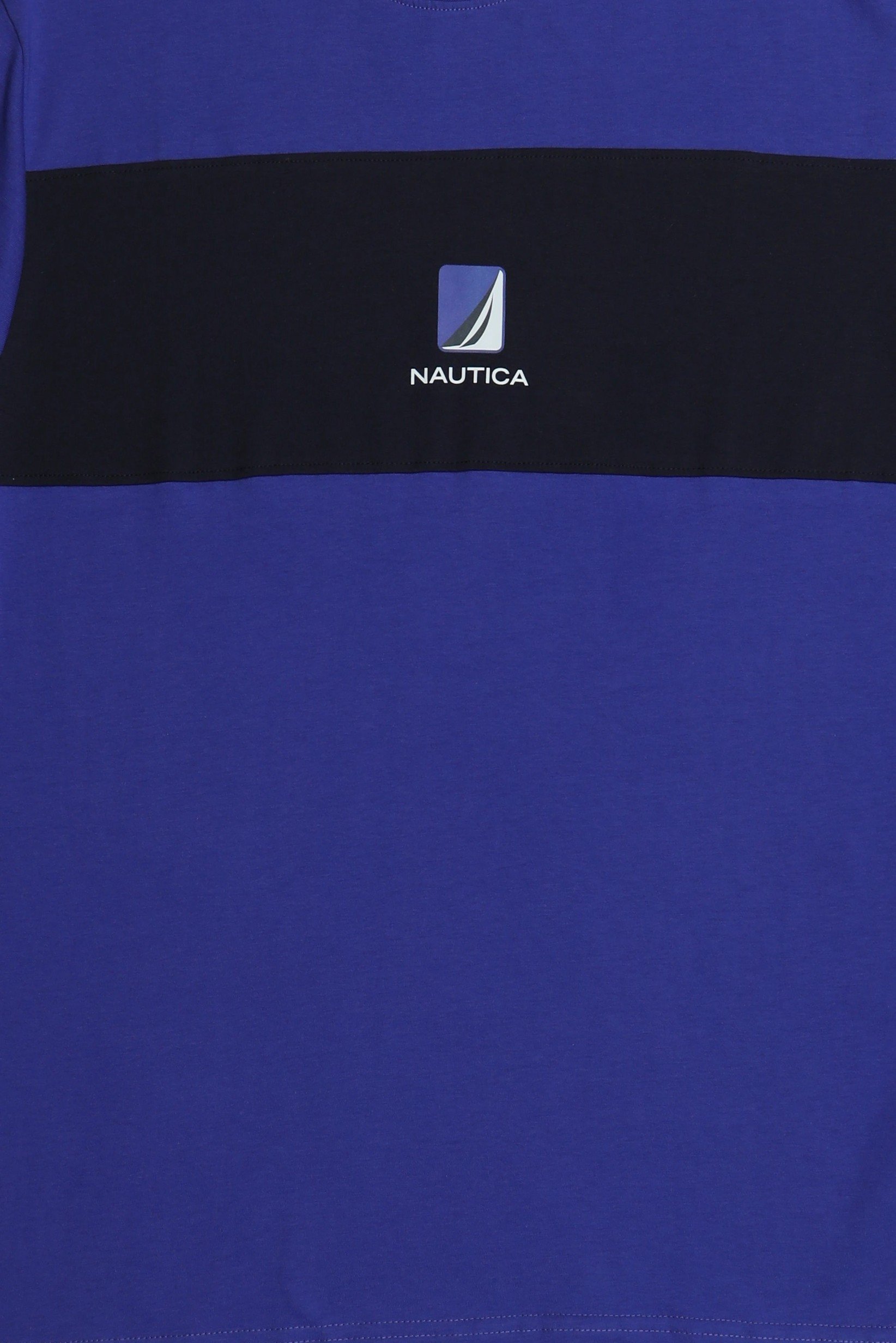 Men Crew Neck Short Sleeve Brand Logo T-Shirt, Purple