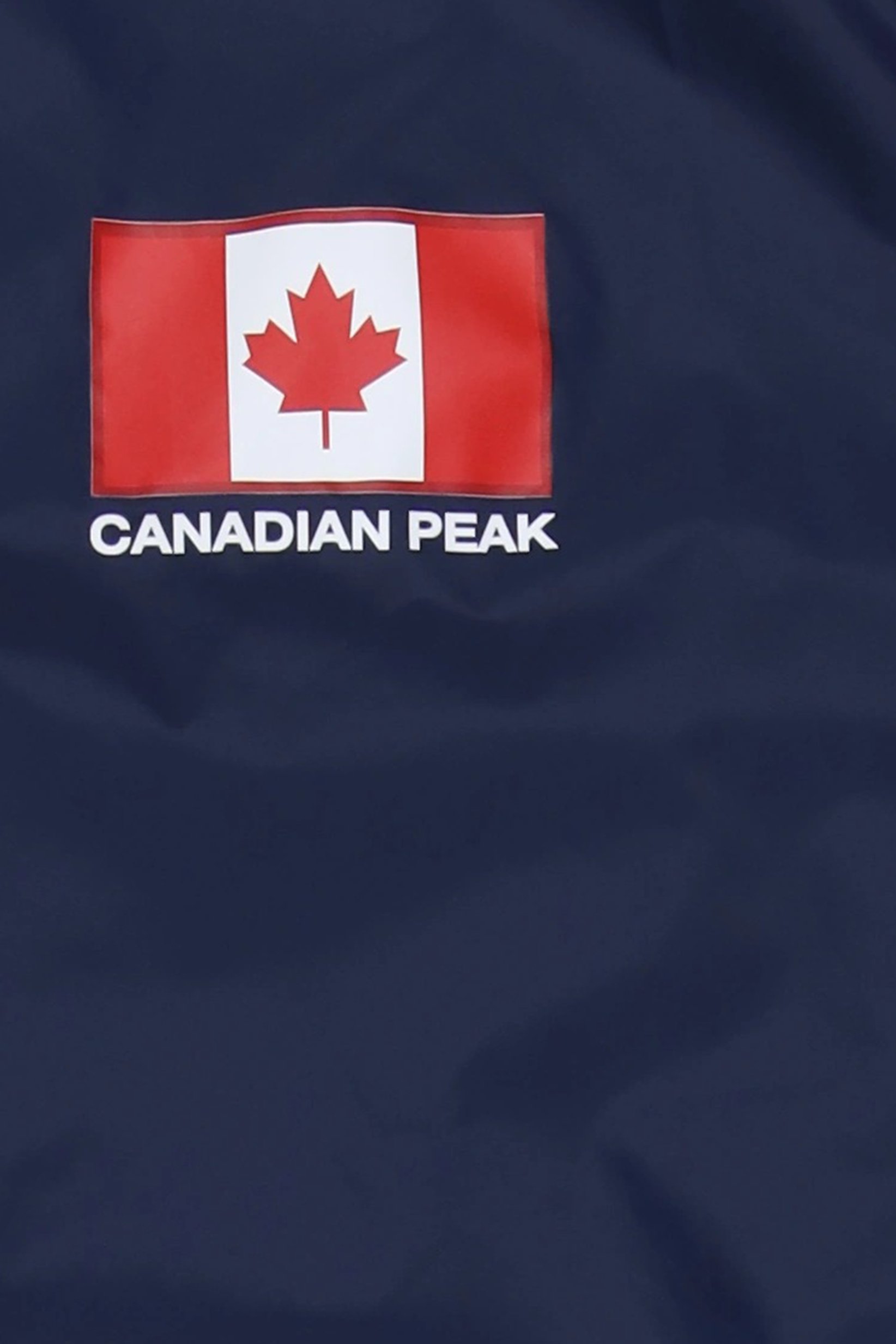 Men Brand Logo Long Sleeve Windbreaker Jacket, Navy