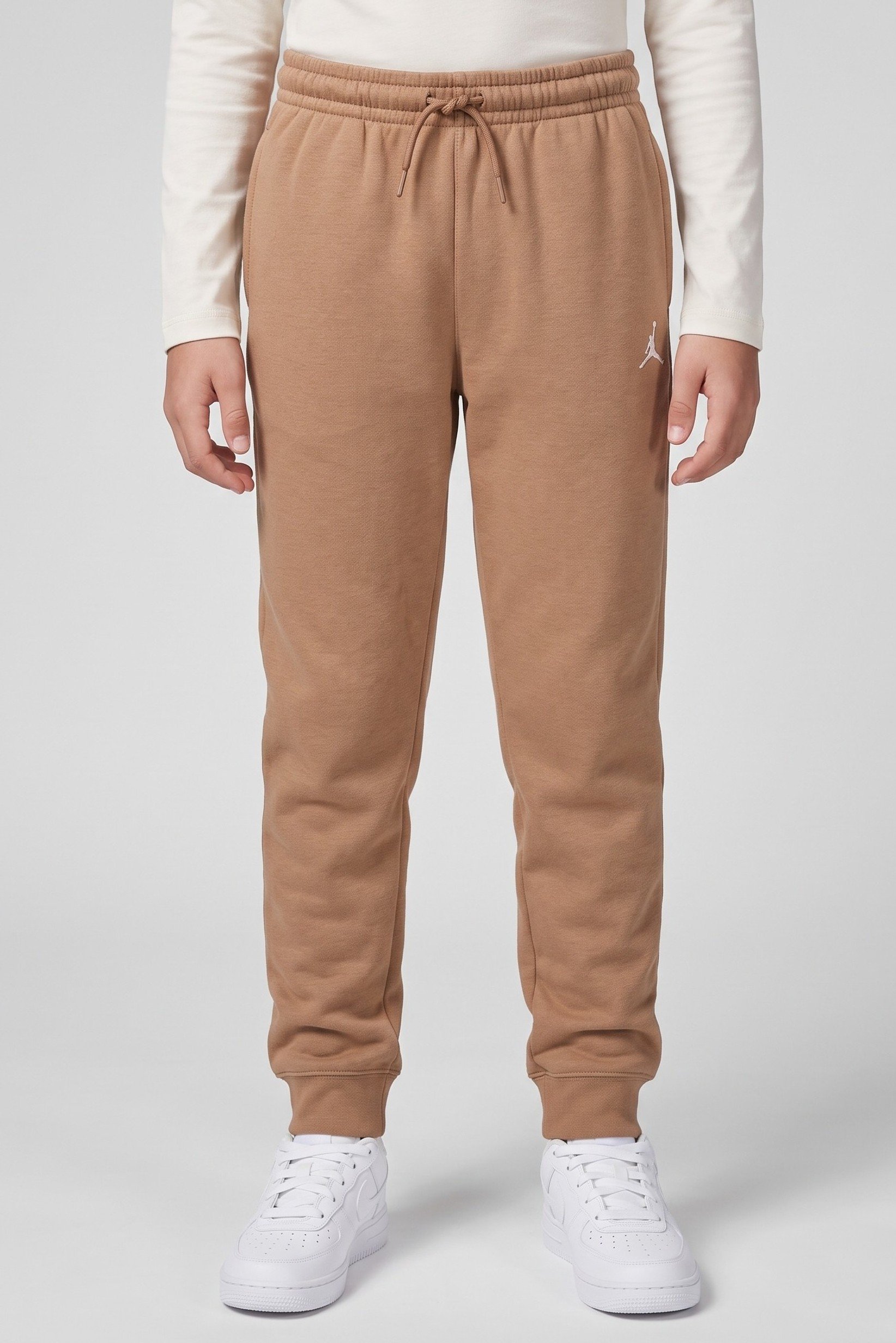 Kids Boy Sportswear Fit Outdoor Sweatpants, Brown