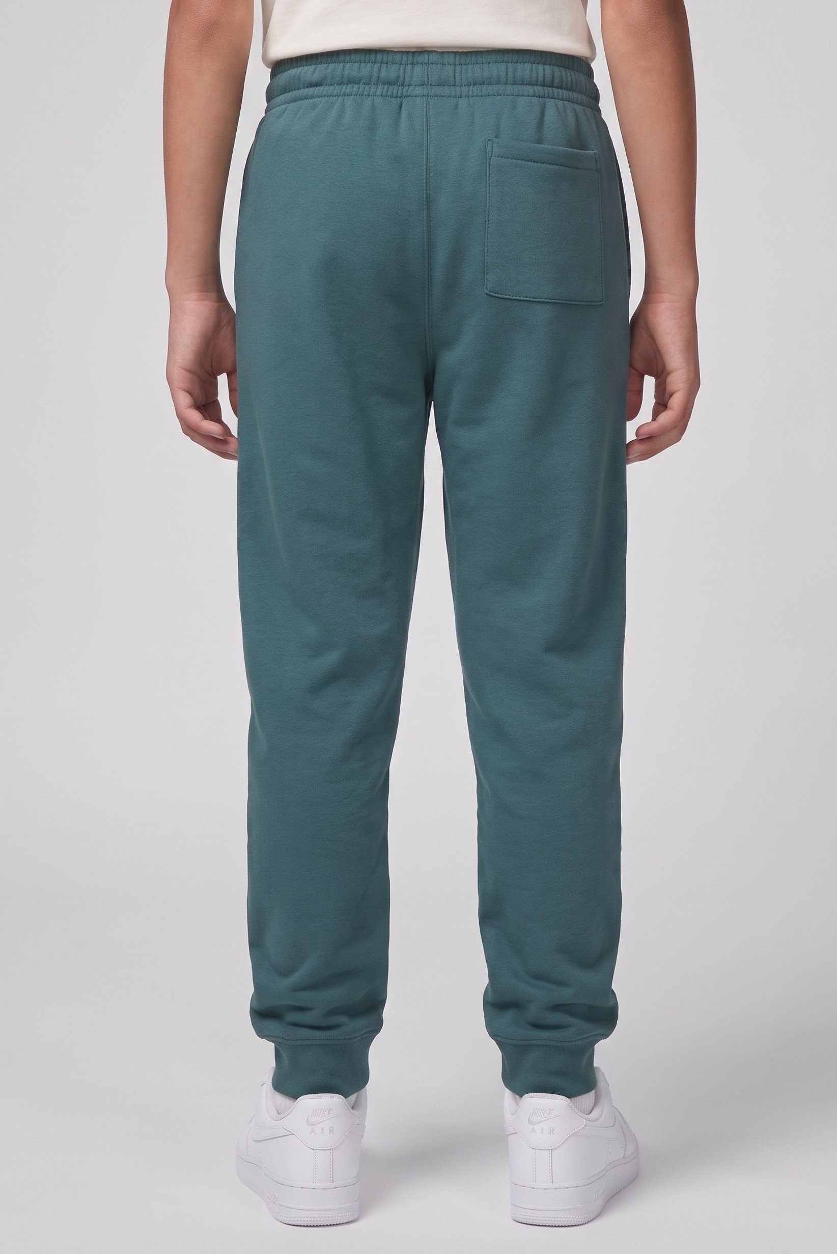 Kids Boy Sportswear Fit Outdoor Sweatpants, Teal Green
