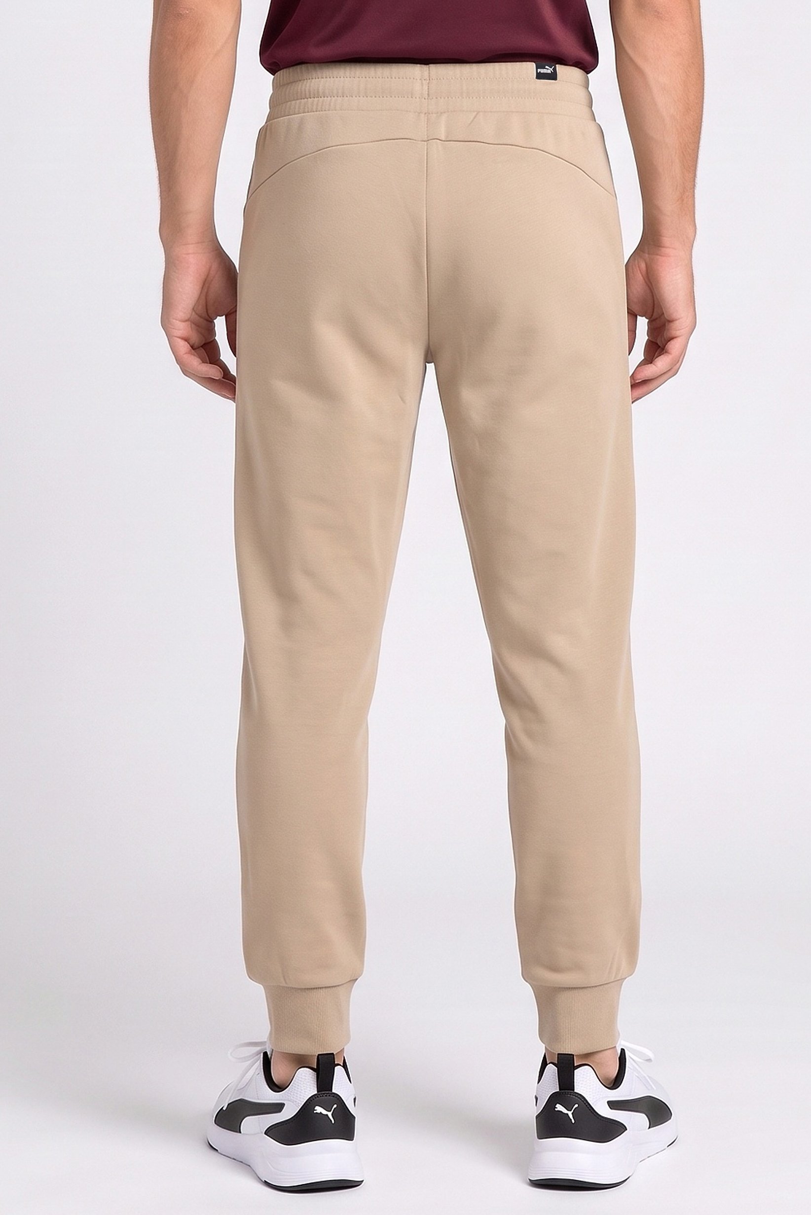 Men Sportswear Fit Training Jogger Pants, Beige