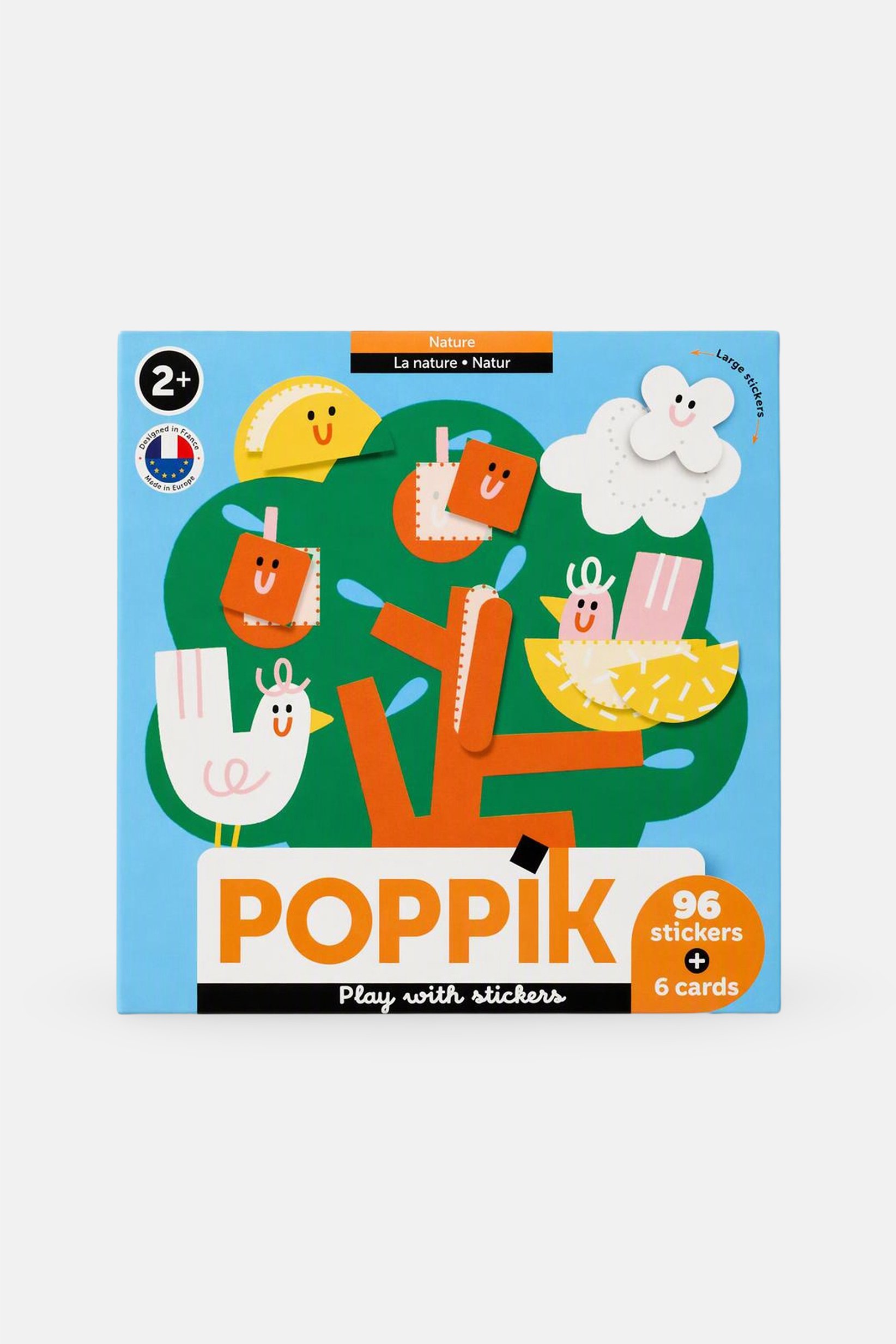 Poppik Nature 6 Cards And 96 Stickers