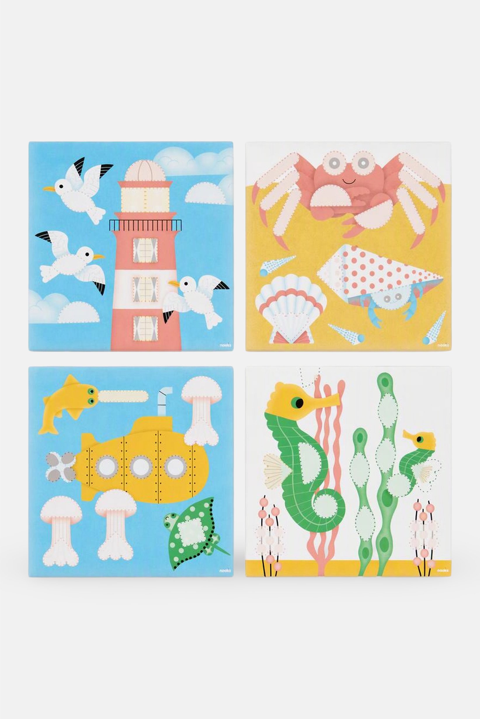 Poppik Ocean 6 Cards And 96 Stickers
