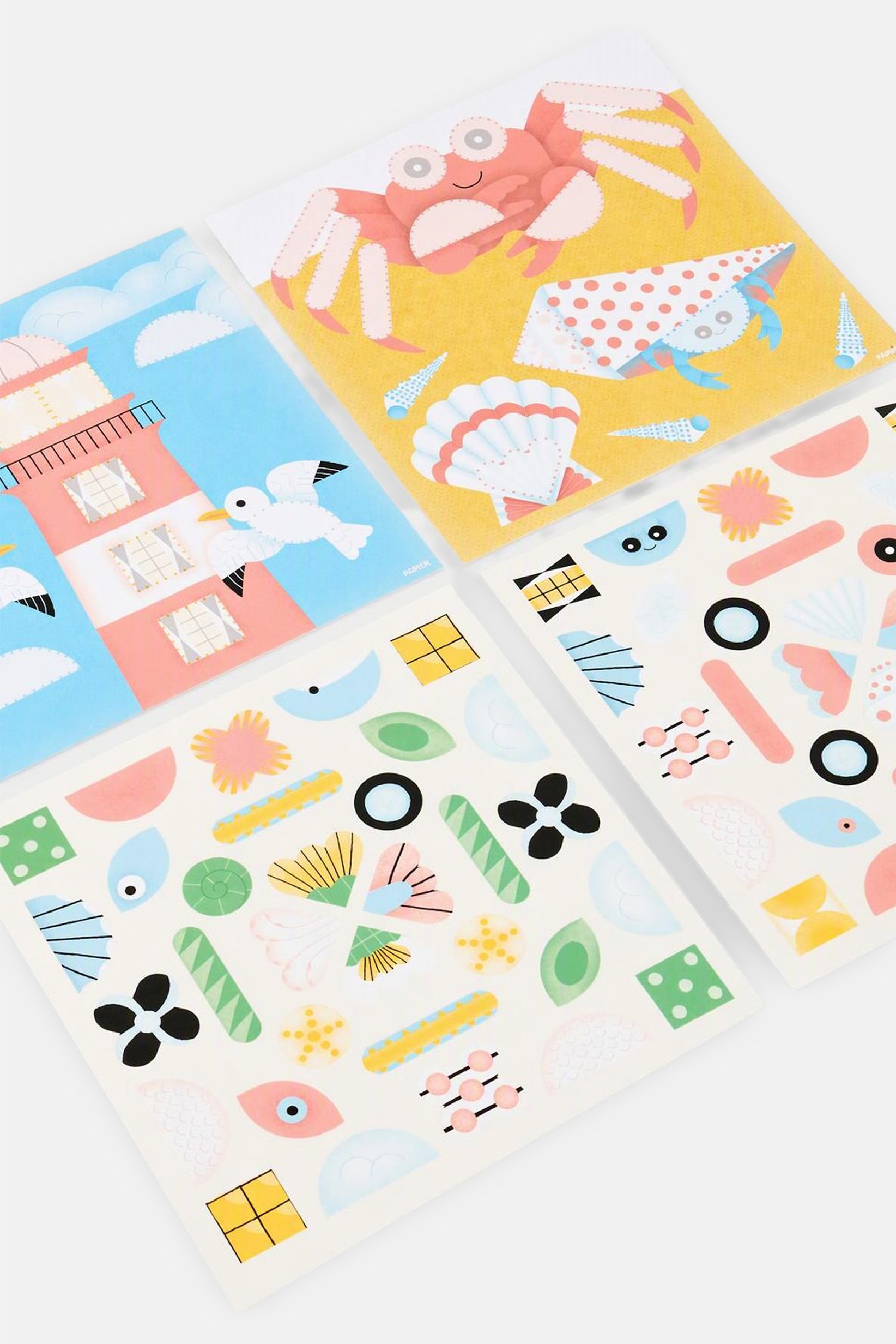 Poppik Ocean 6 Cards And 96 Stickers