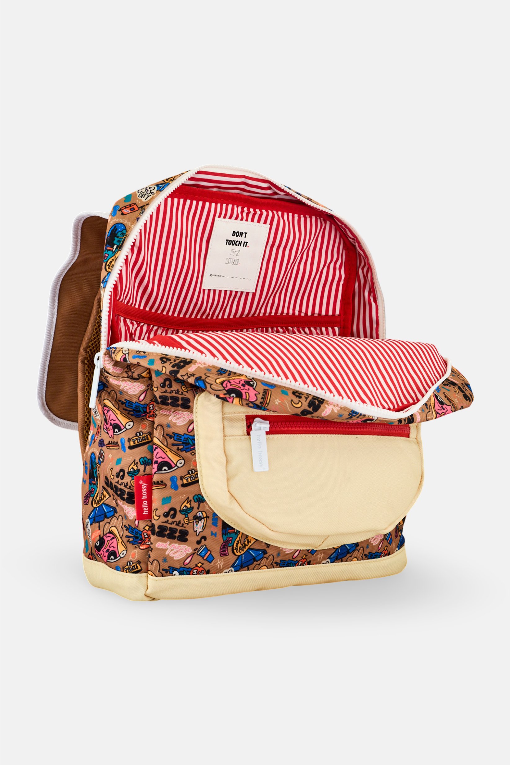 Kids Boy Allover Print Backpack, Multicolor