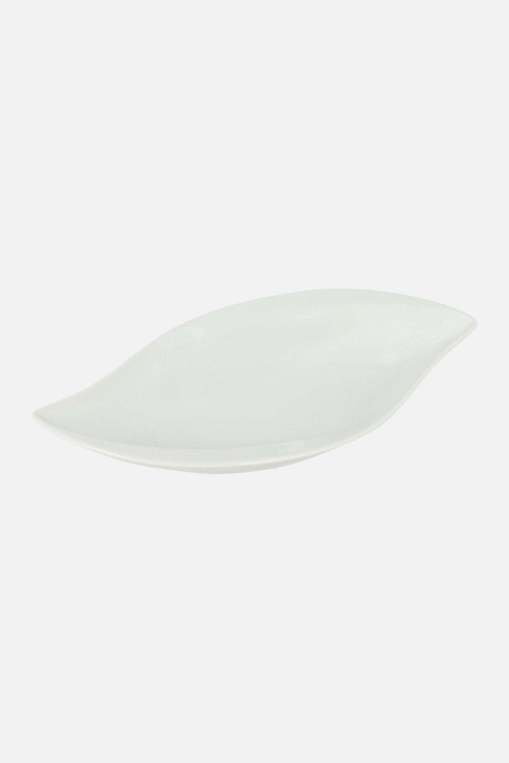 Leaf Bianco Serving Dish, White