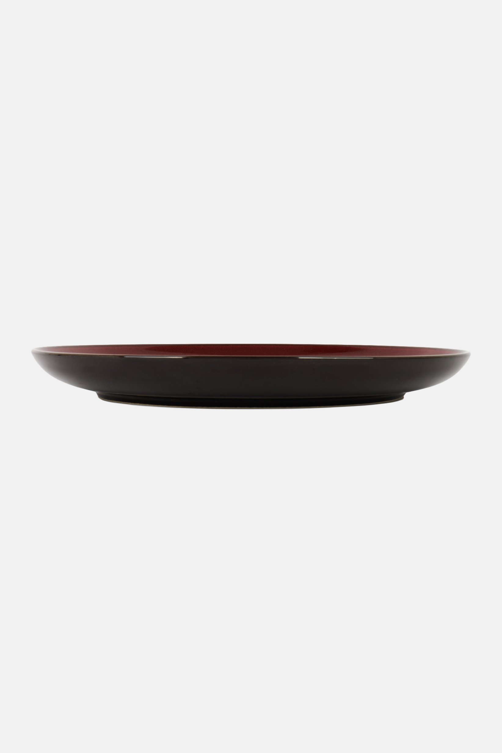 Round Dessert Plate, Brown