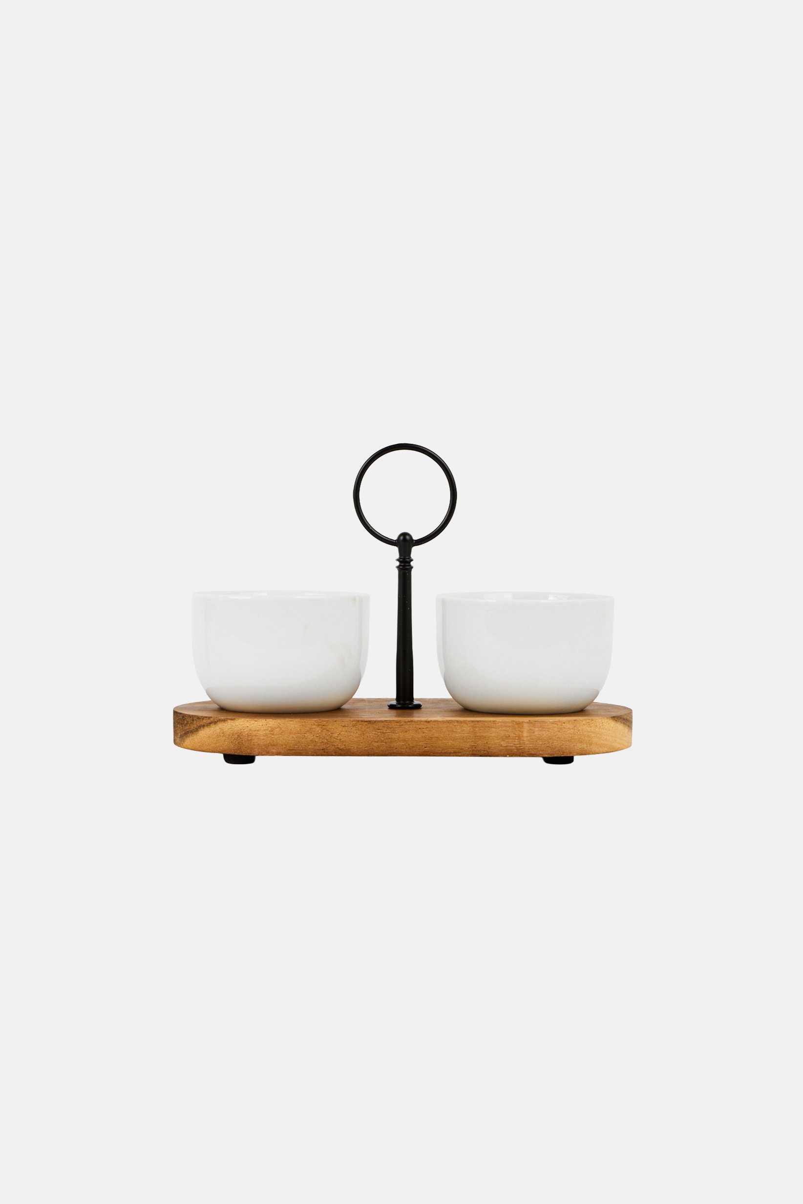 2 Dip Bowls With Tray Gandia, Multicolor
