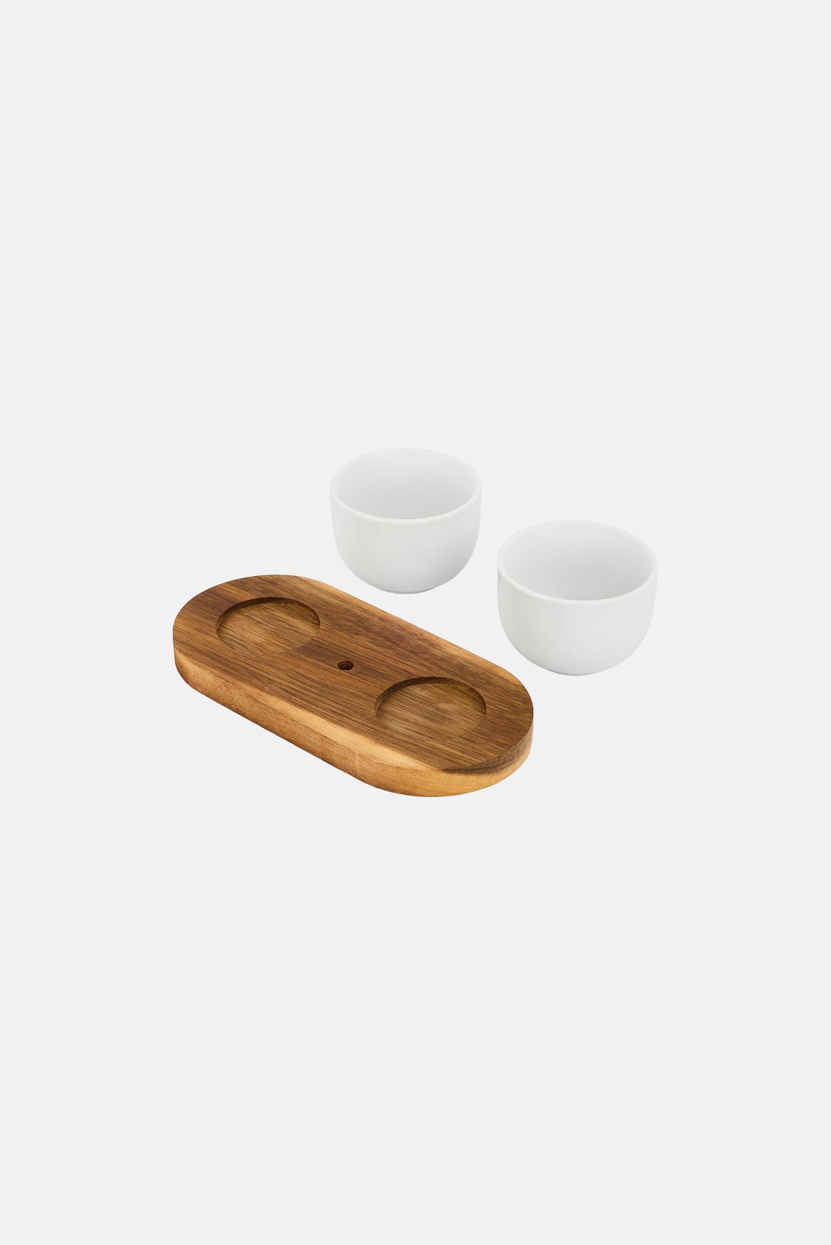 2 Dip Bowls With Tray Gandia, Multicolor