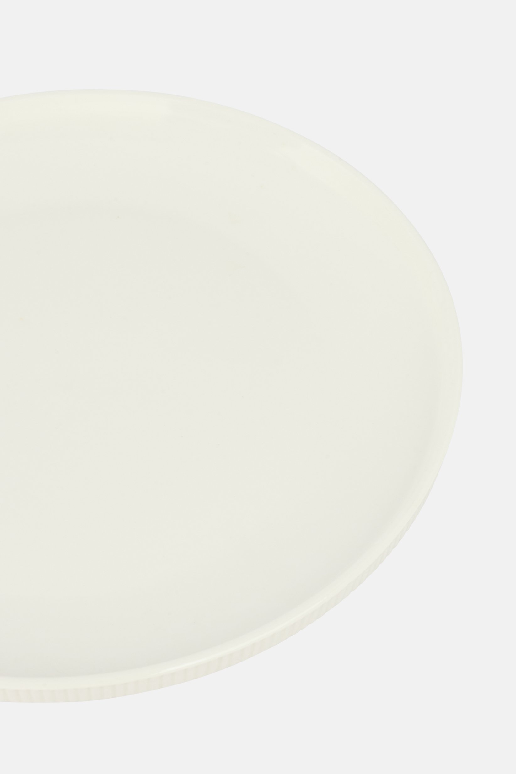 Porcelain Serving Plate, White