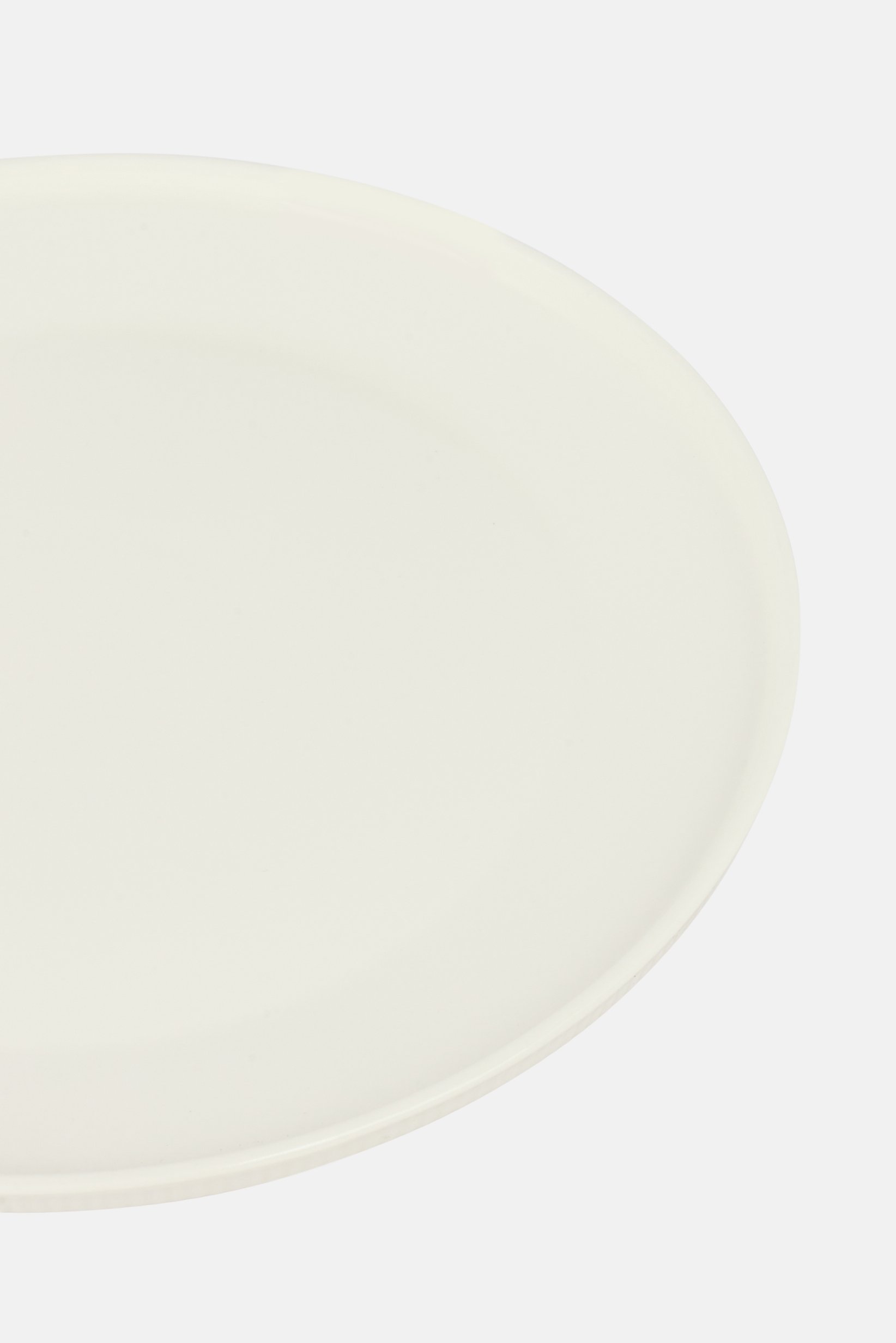 Porcelain Serving Plate, White