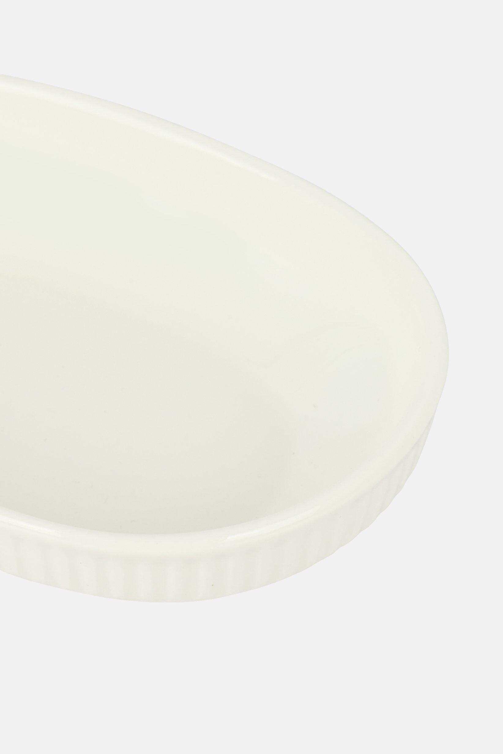 Kelly Shallow Serving Bowl, White