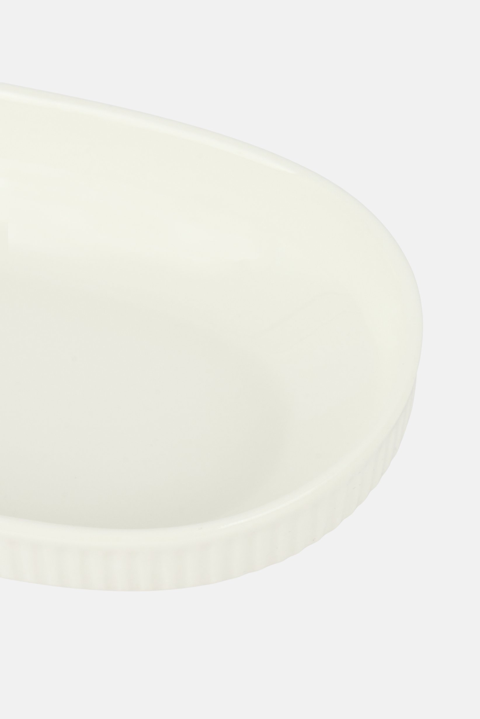 Ceramic Glass Baking Dish, White
