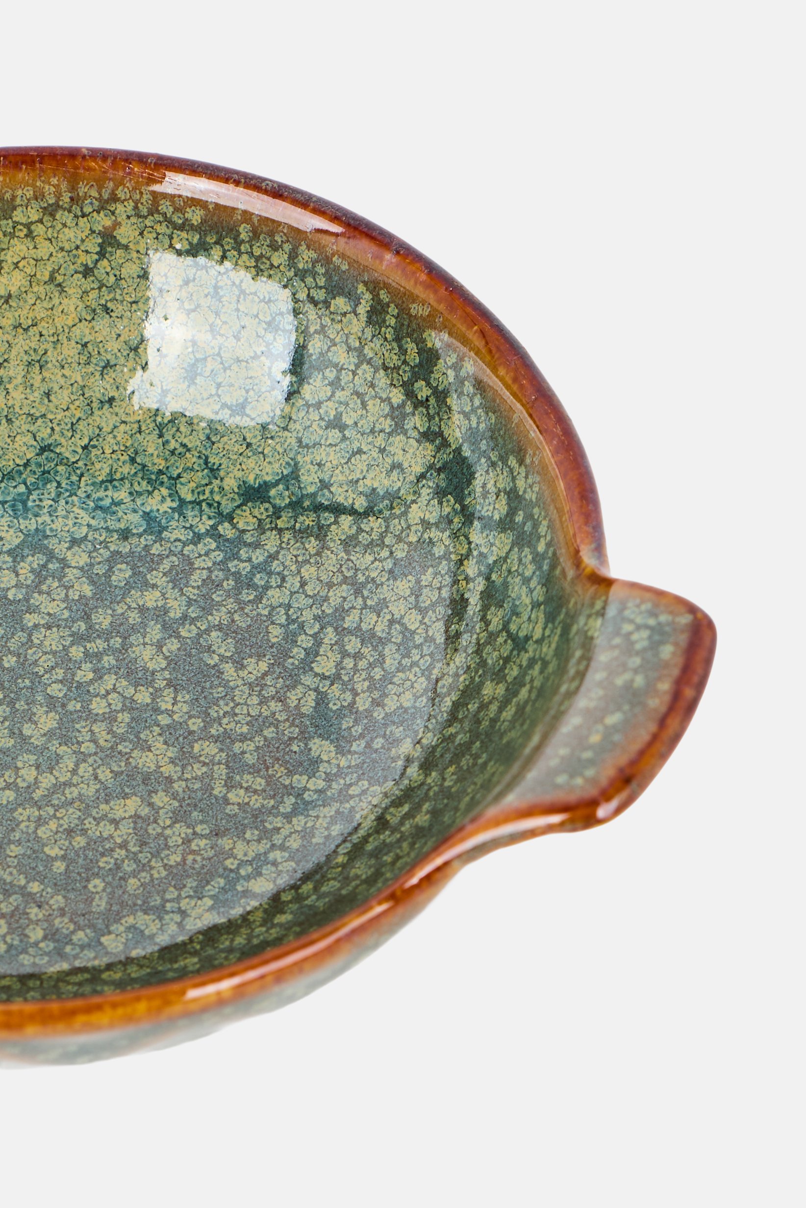 Porcelain Mini Dip Bowl With Handle, Multicolor