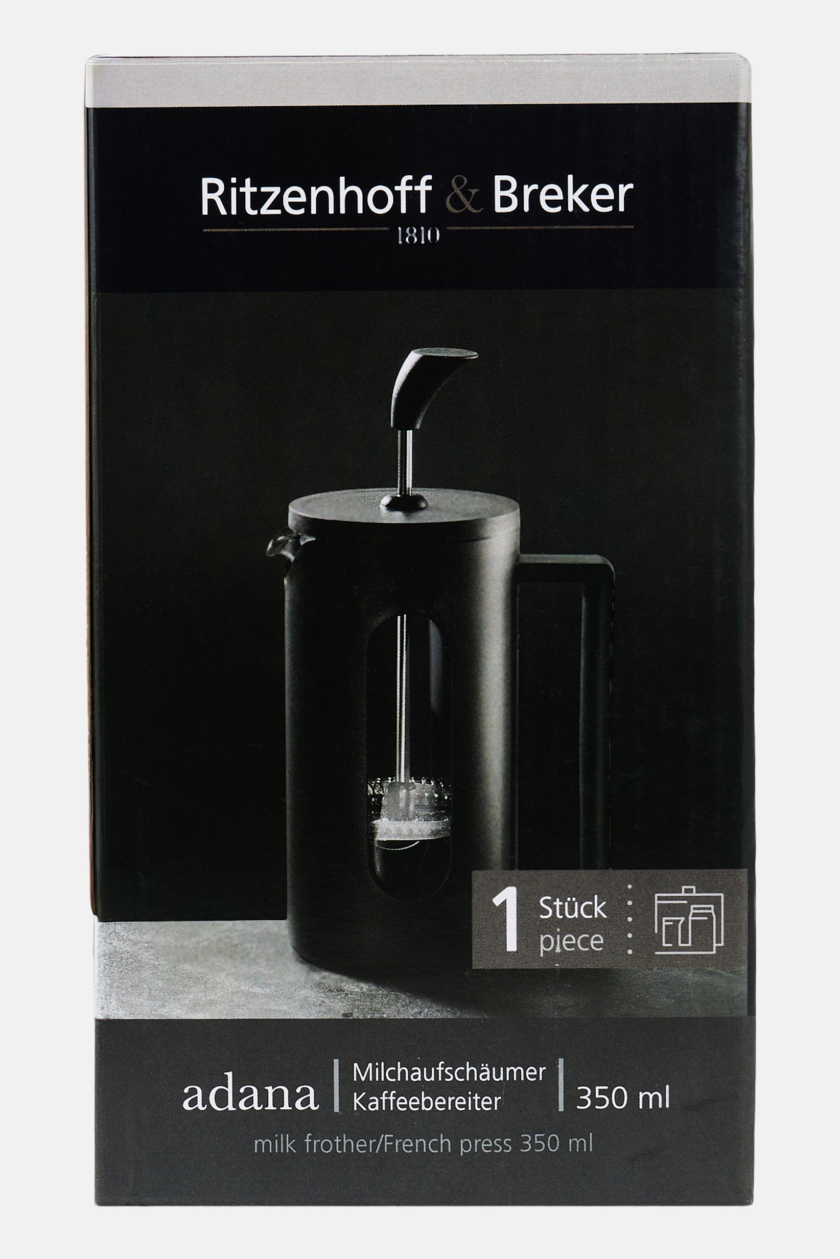 Adana Coffee Maker 350 ml, Black