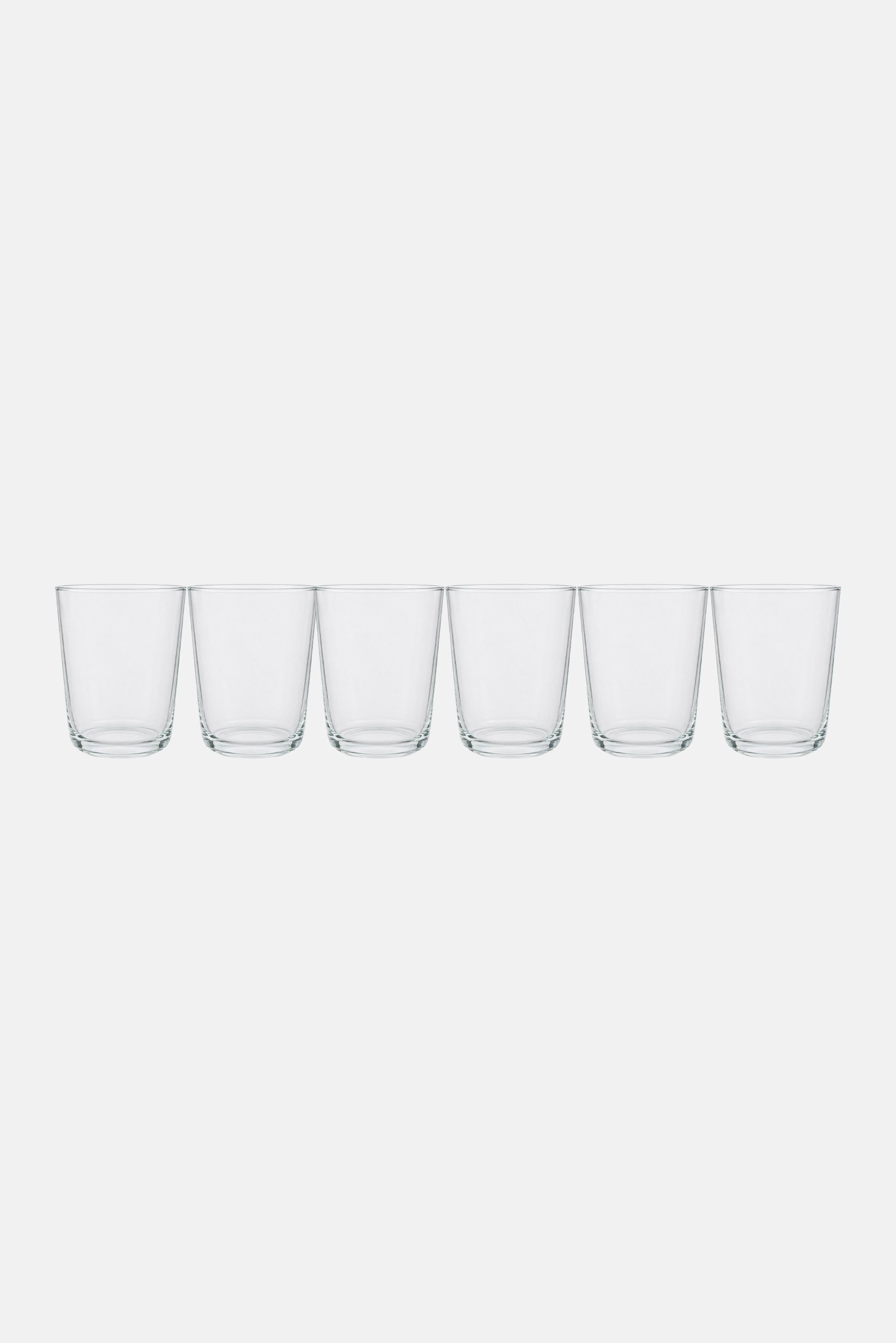 6 Pcs Drinking Glass Set 315ml, Transparent