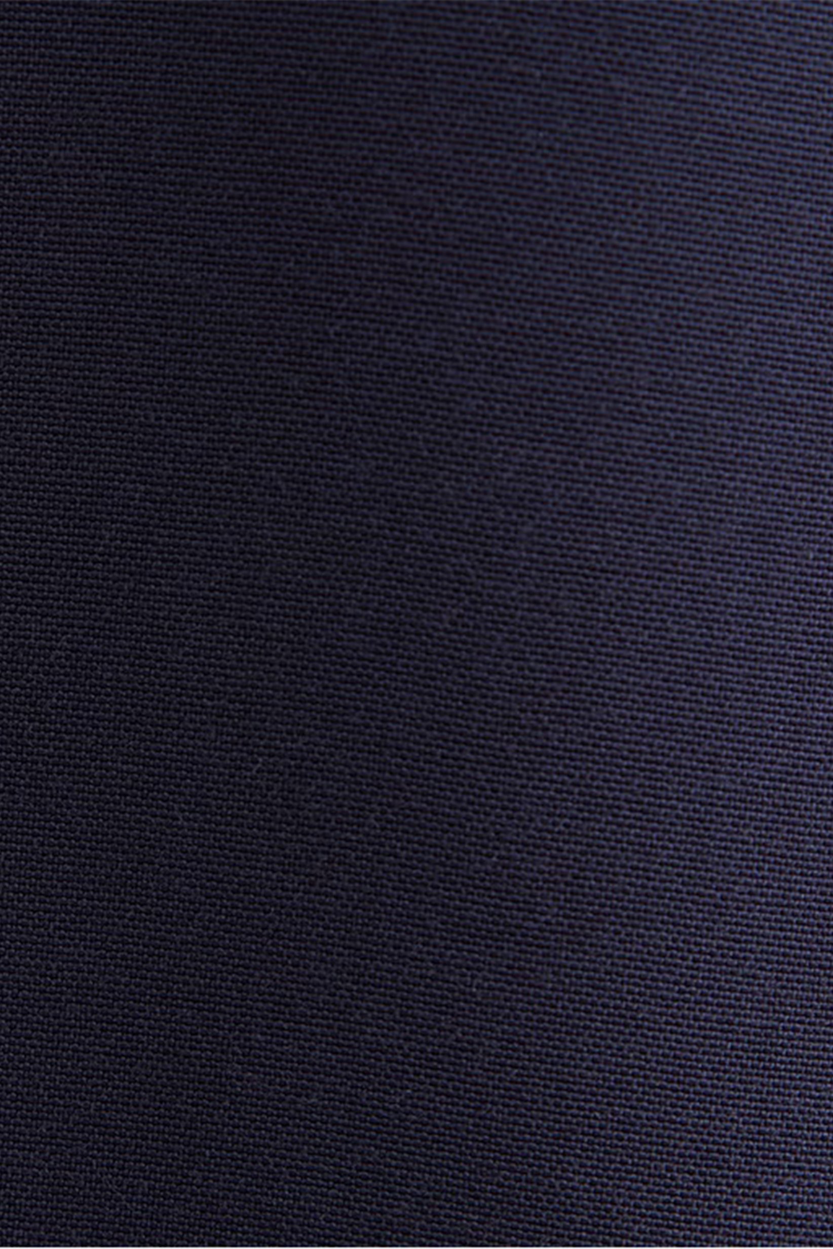 Women Split Neck Long Sleeve Plain Tunic Top, Navy