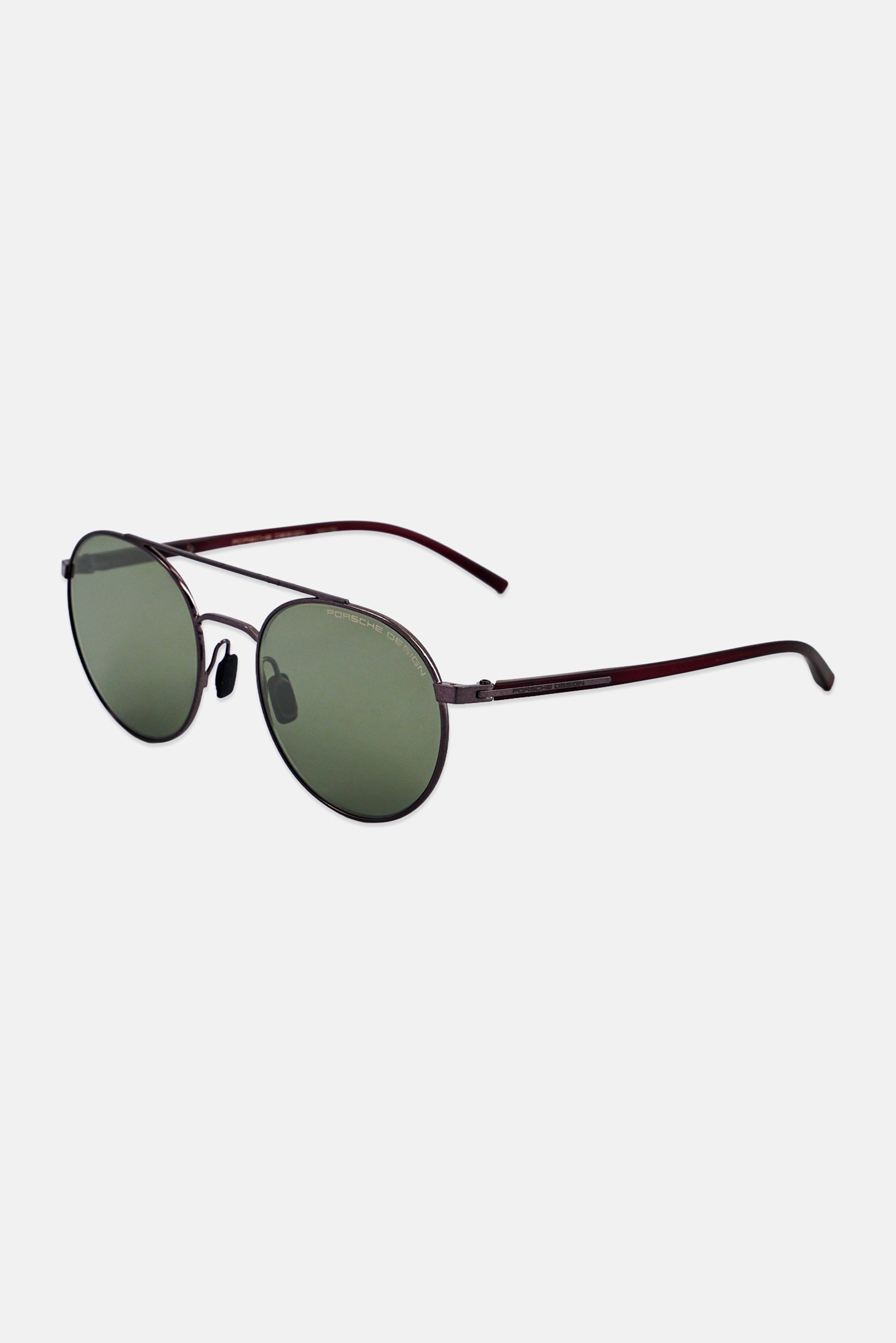 Men P893254B Round Sunglasses, Black