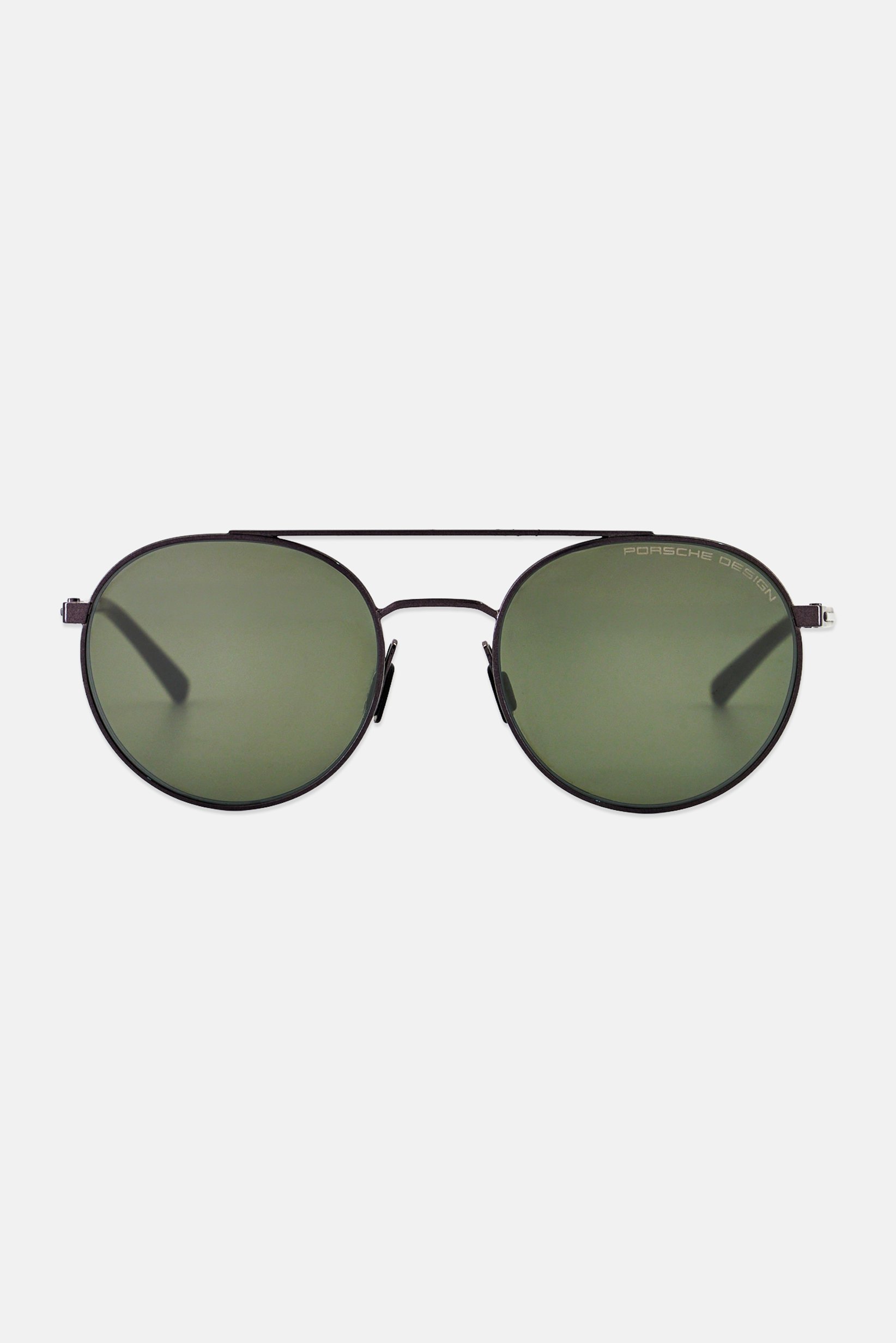 Men P893254B Round Sunglasses, Black