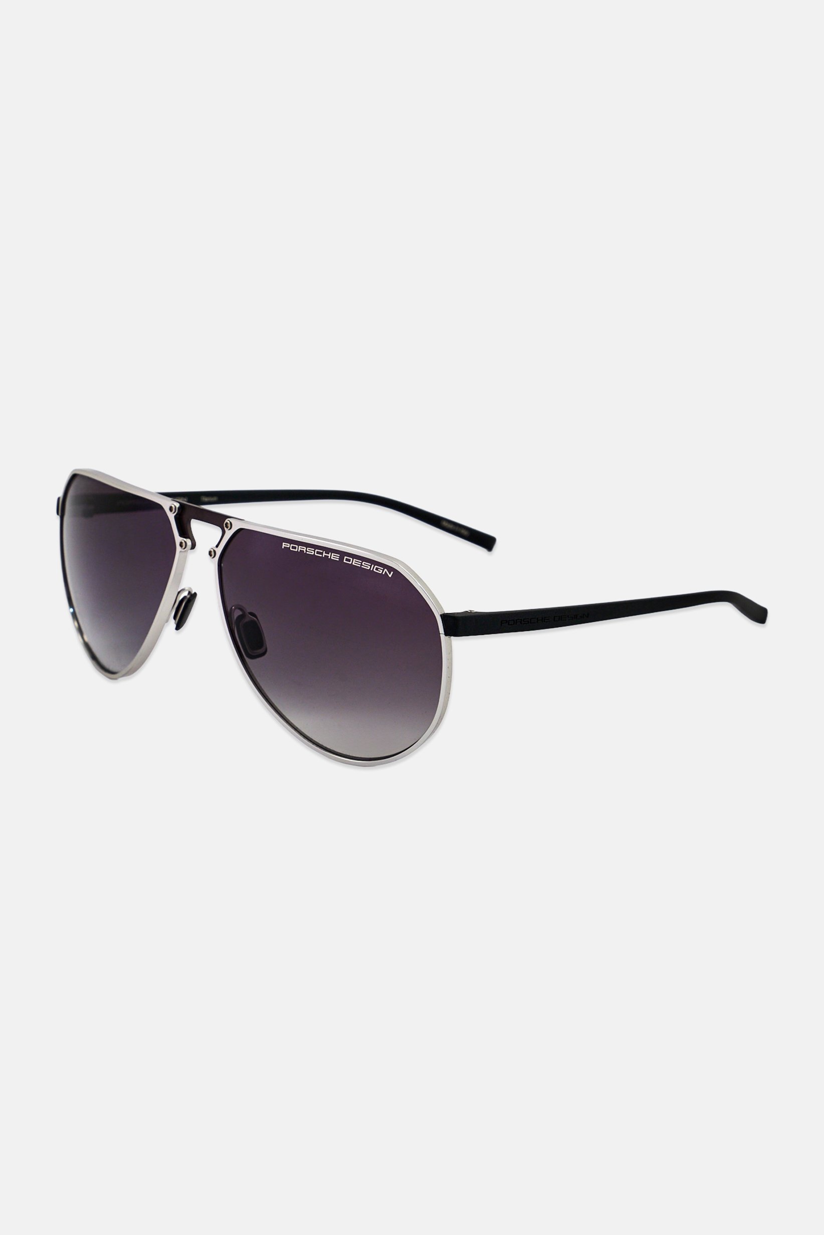 Men P893864B Aviator Sunglasses, Silver
