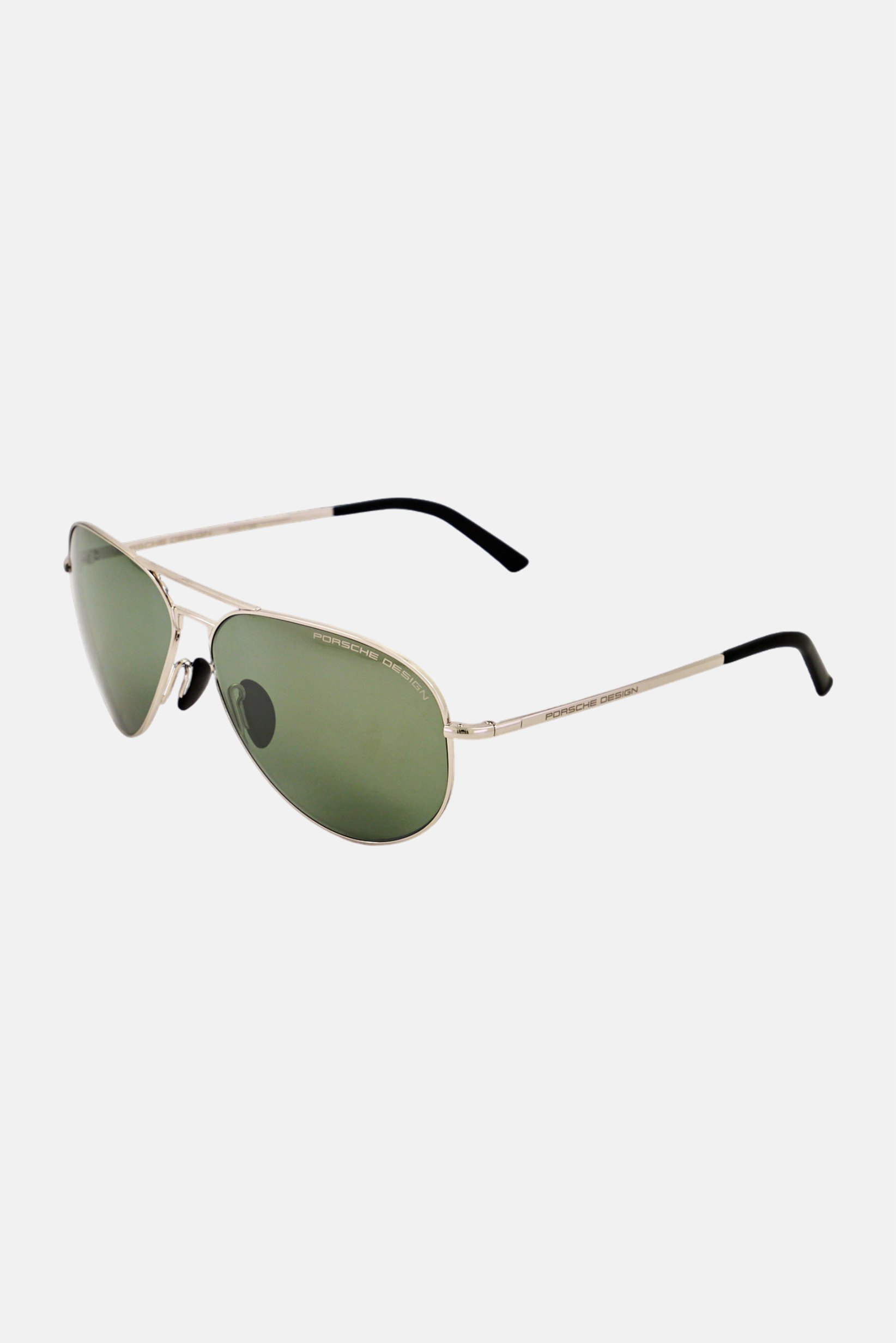 Men P8508 C Aviator Sunglasses, Silver